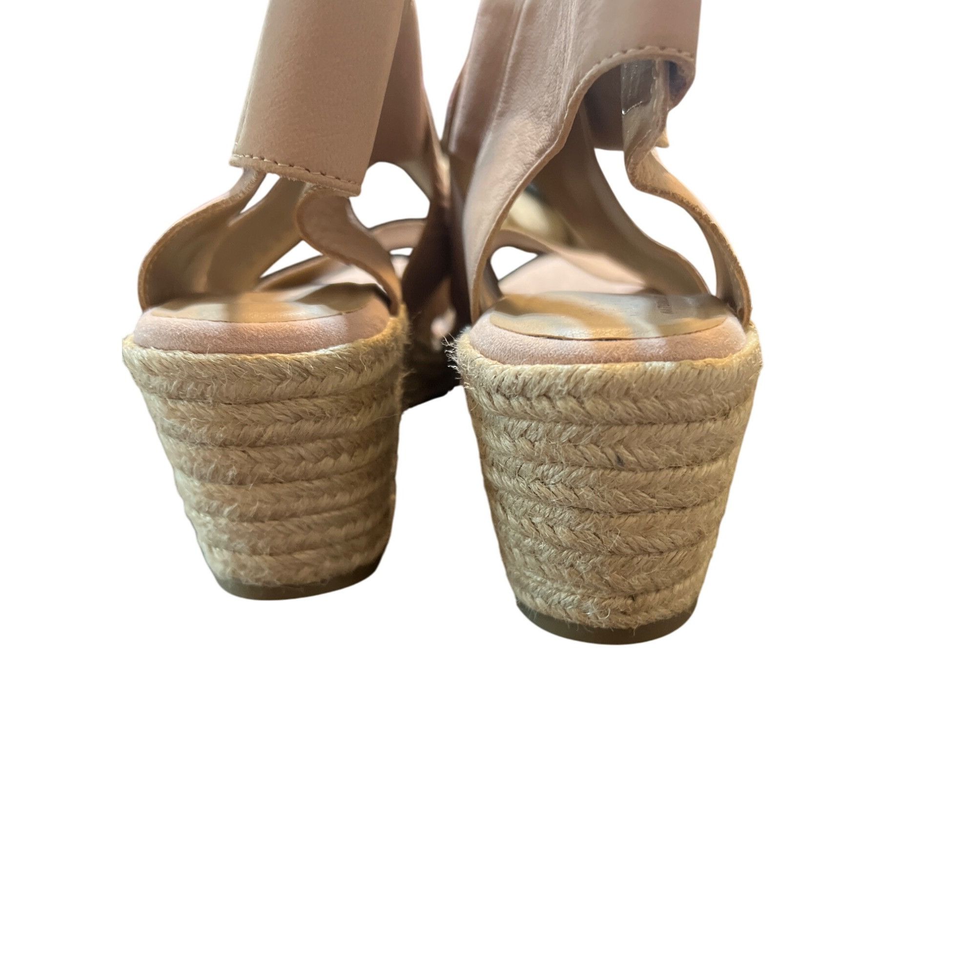 Naturalizer Naturalizer Soul Oshay Espadrille Wedge Sandals Beige Ankle Size US 11 / IT 41 - 4 Thumbnail