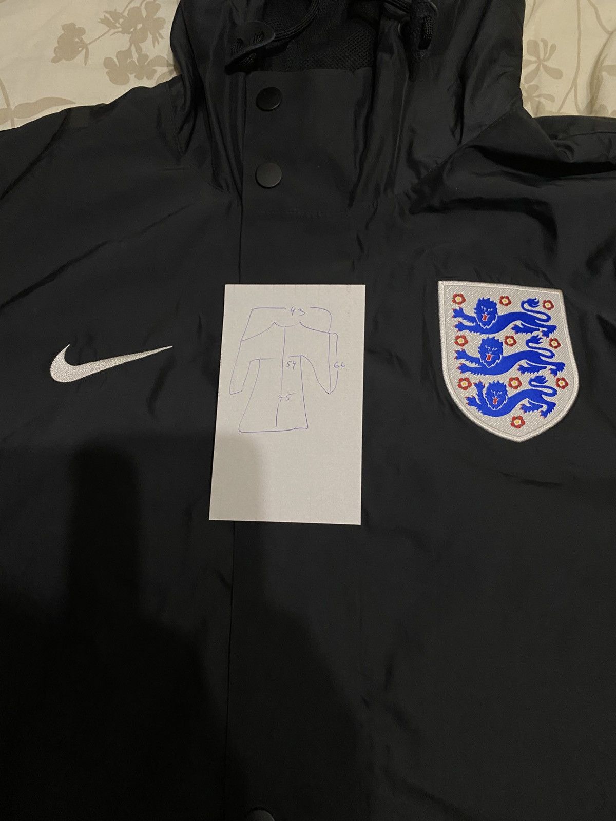 Vintage Vintage Nike England Soccer Jacket Size US L / EU 52-54 / 3 - 8 Thumbnail