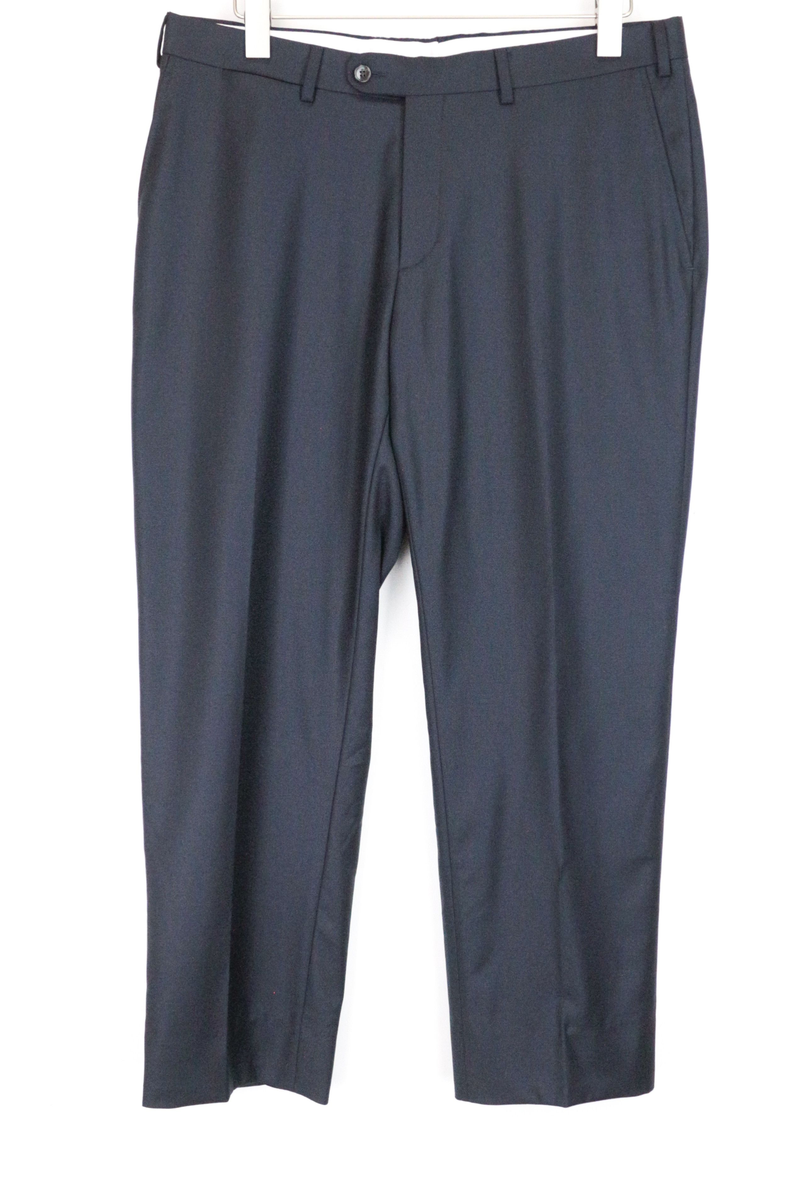 Suitsupply UK42R Navy Wool Pleated Trousers 66938 Size US 42 / EU 58 - 1 Thumbnail