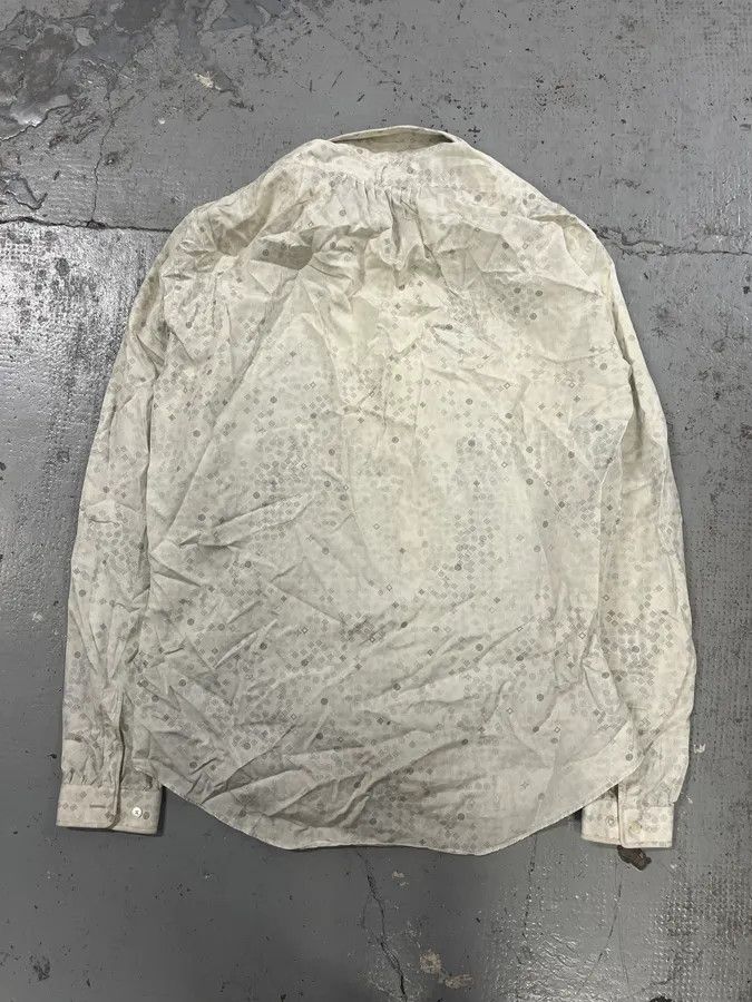 Louis Vuitton Louis Vuitton White Detailed Abstract Shirt Size US M / EU 48-50 / 2 - 6 Thumbnail