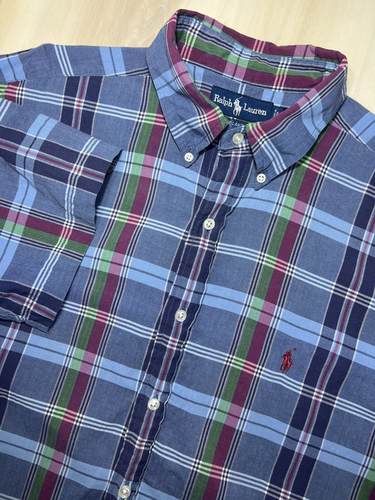 Polo Ralph Lauren Polo Ralph Lauren Shirt Mens L Button Down Blake Multi Plaid Size US L / EU 52-54 / 3 - 1 Thumbnail
