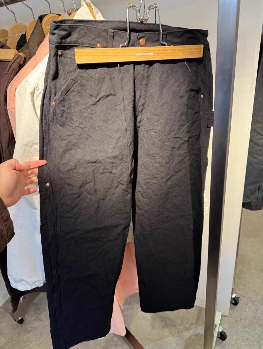 Comoli COMOLI Cotton Duck Painter Pants 26ss Black/Brown 1 Size US 30 / EU 46 - 2 Thumbnail