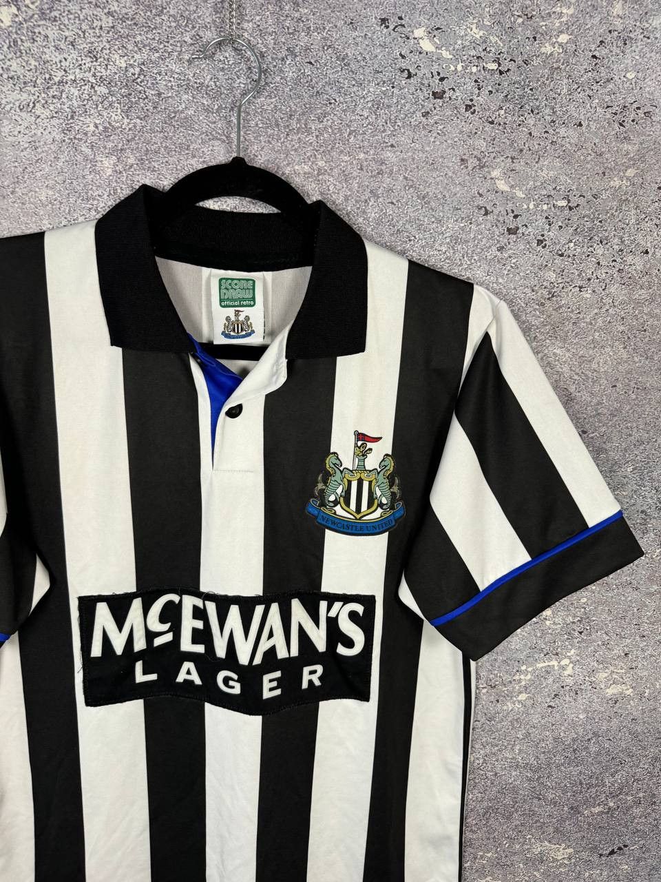 Vintage 90's Newcastle United 1993/94 Home 2 Score Draw Jersey Size US S / EU 44-46 / 1 - 2 Thumbnail