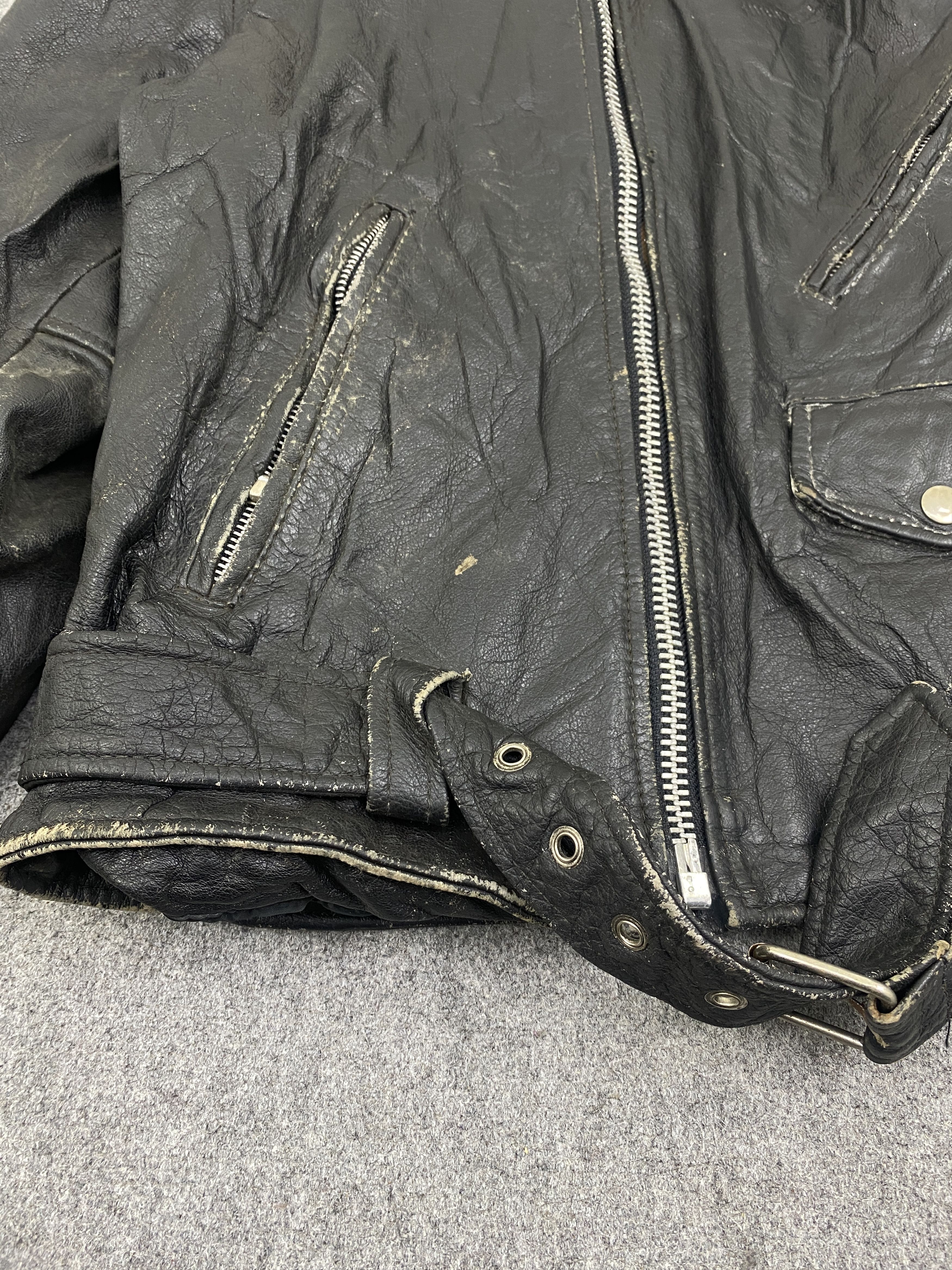 If Six Was Nine Vintage Wilsons Leather Thinsulate Punk Style Jacket J2001 Size US L / EU 52-54 / 3 - 6 Thumbnail