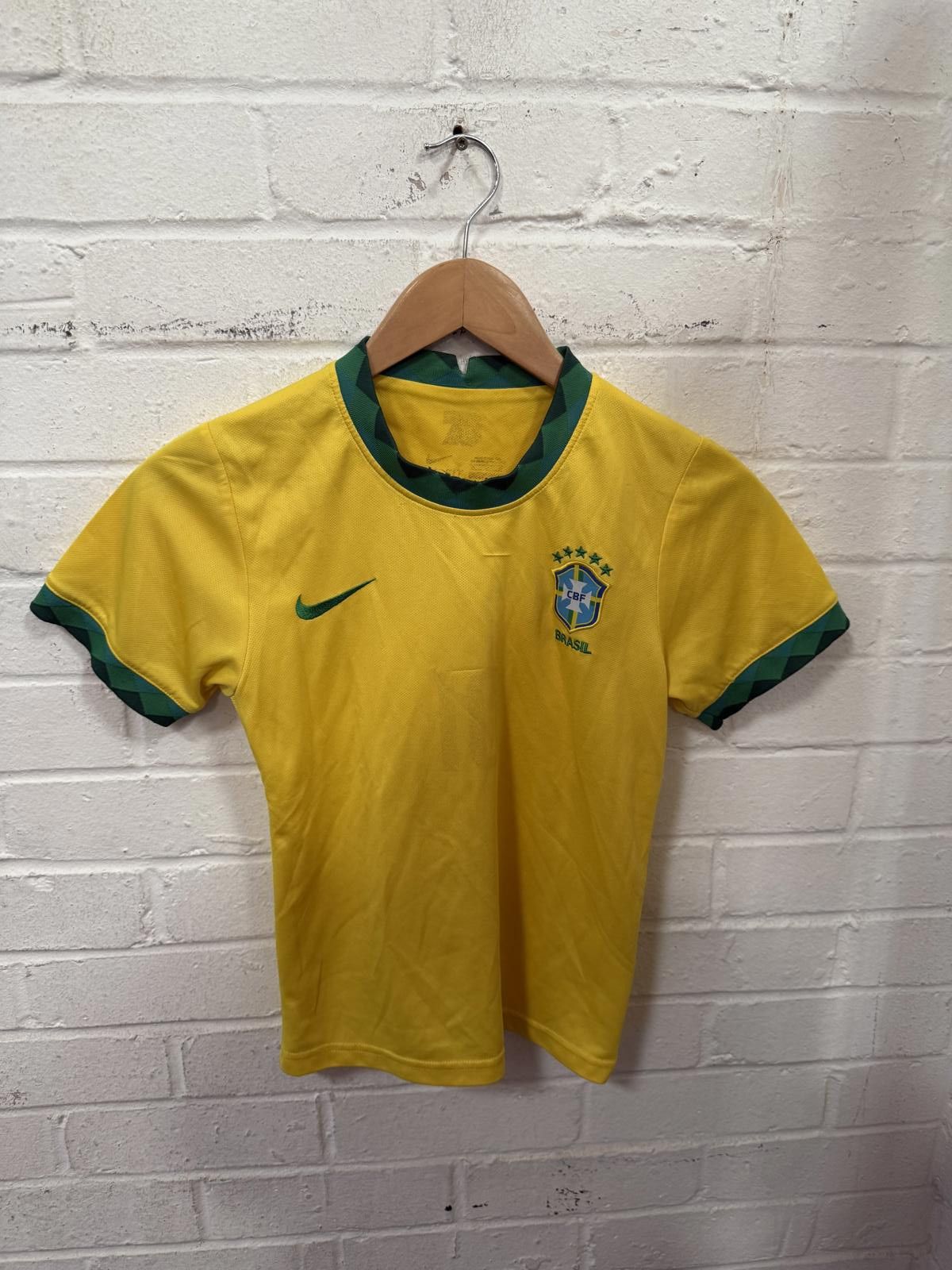 Nike Nike Brazil National Football Team Jersey Size US M / EU 48-50 / 2 - 2 Thumbnail