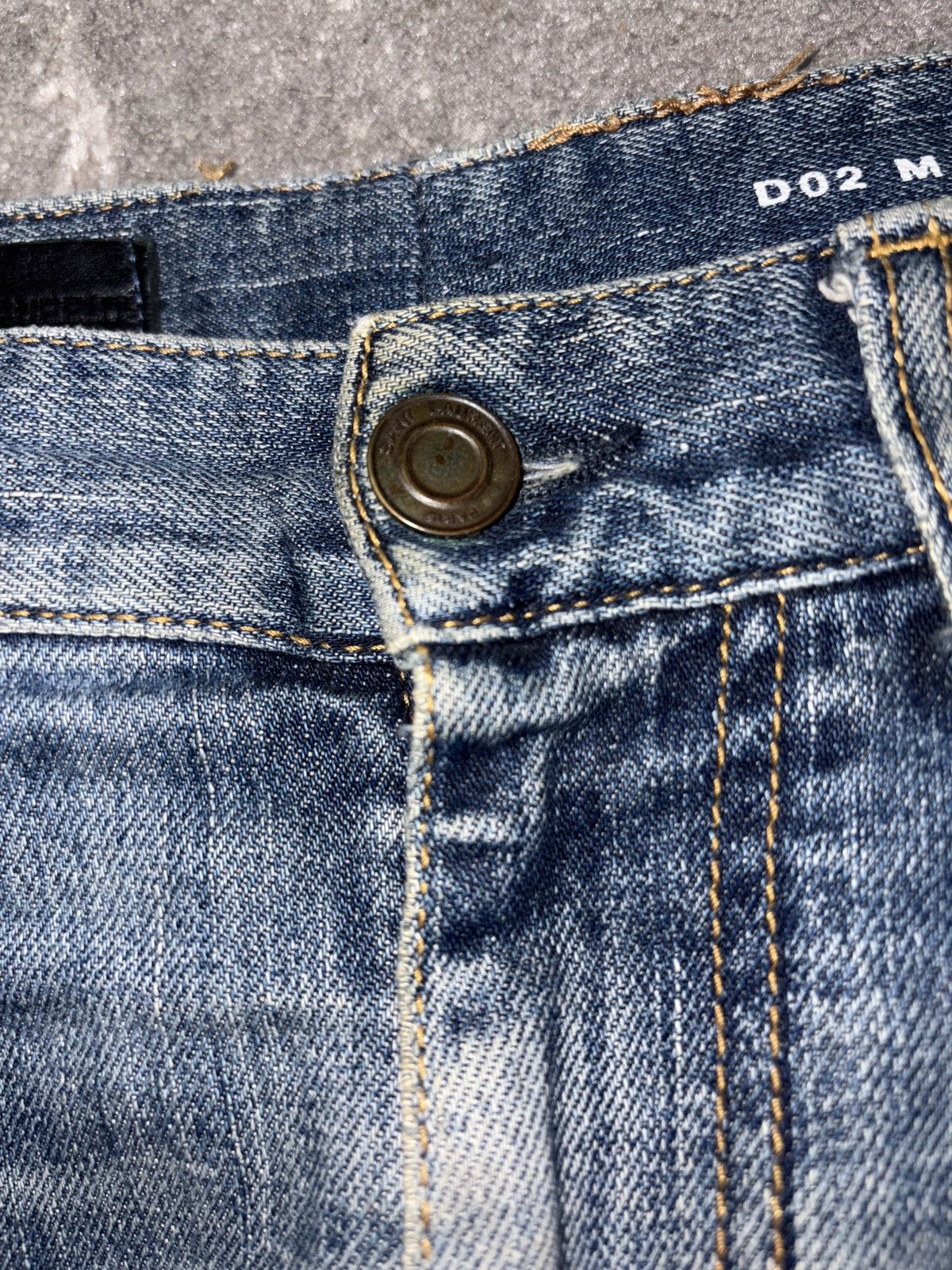 Saint Laurent Paris Saint Laurent Paris Hedi Slimane D02 Jeans Size US 29 - 3 Thumbnail