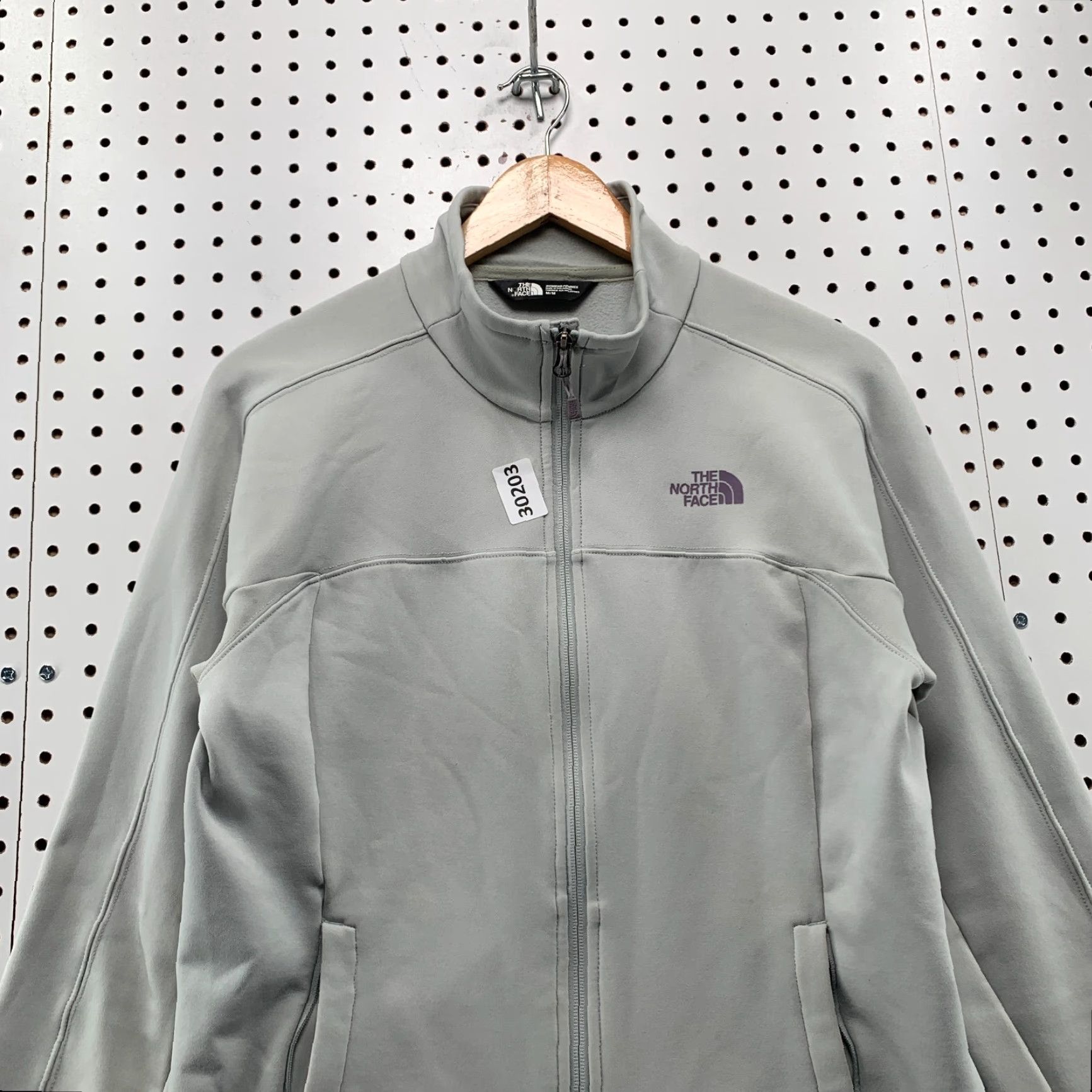 The North Face VINTAGE The North Face Active Jacket Gray Womens Medium Full Zip Outdoor Casual Size M / US 6-8 / IT 42-44 - 6 Thumbnail