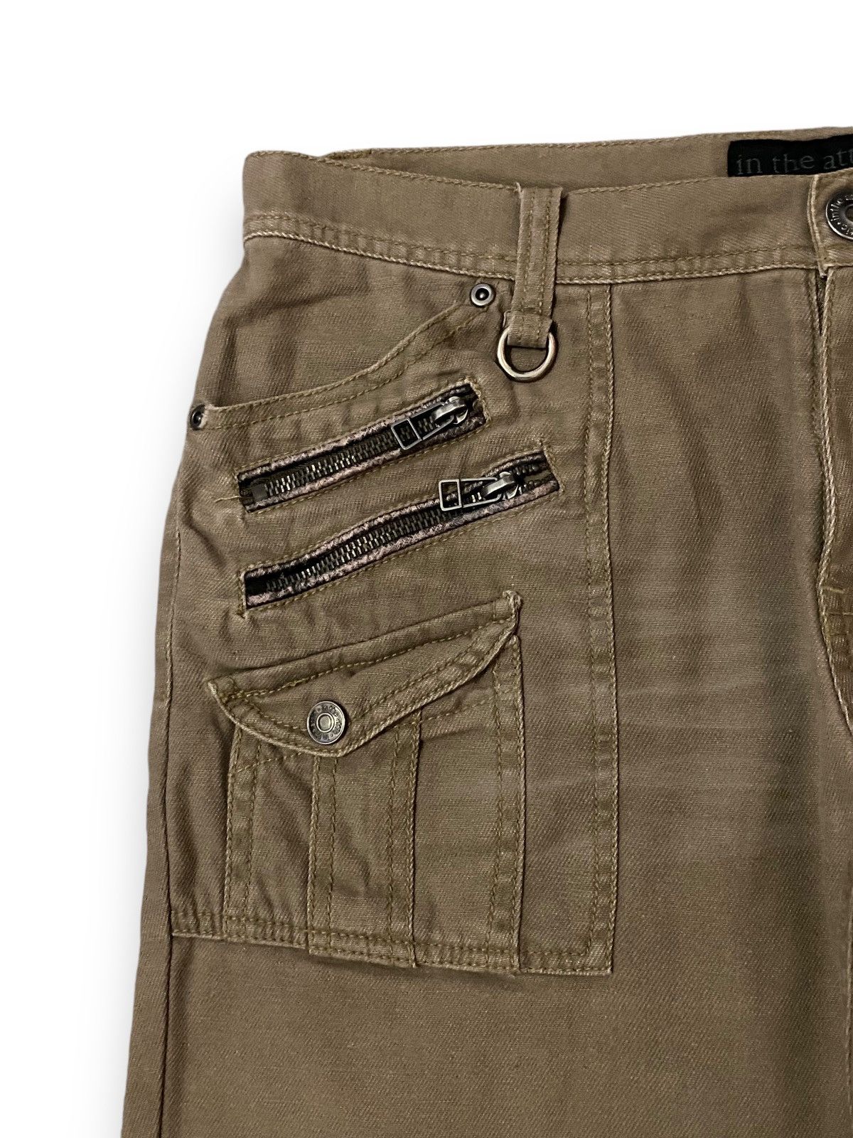 In The Attic In The Attic Japan Multipocket Beige Buckleback Button Denim Size US 32 / EU 48 - 5 Thumbnail