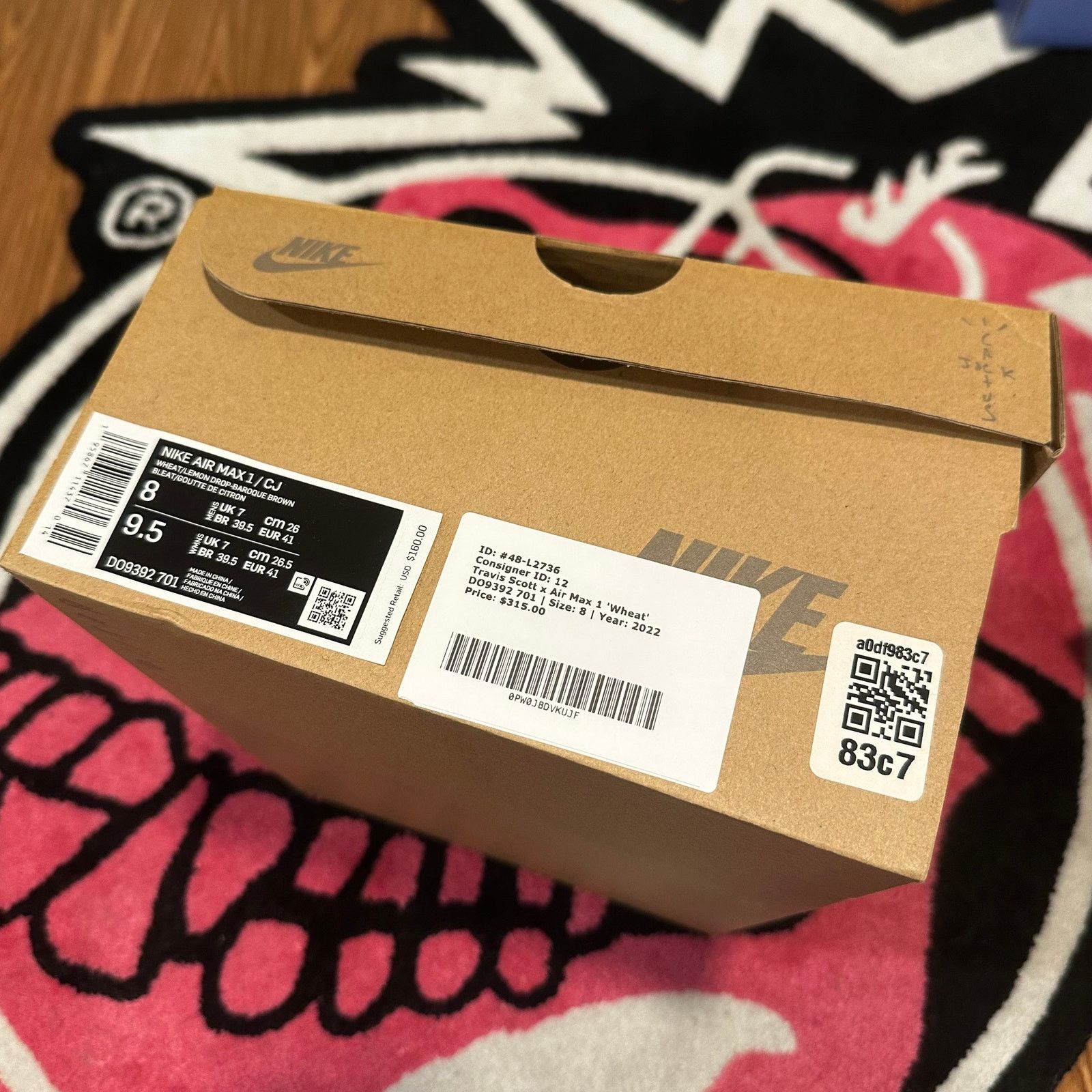 Travis Scott Nike Air Max 1 Travis Scott Cactus Jack Baroque Brown Size 8 Size US 8 / EU 41 - 9 Thumbnail