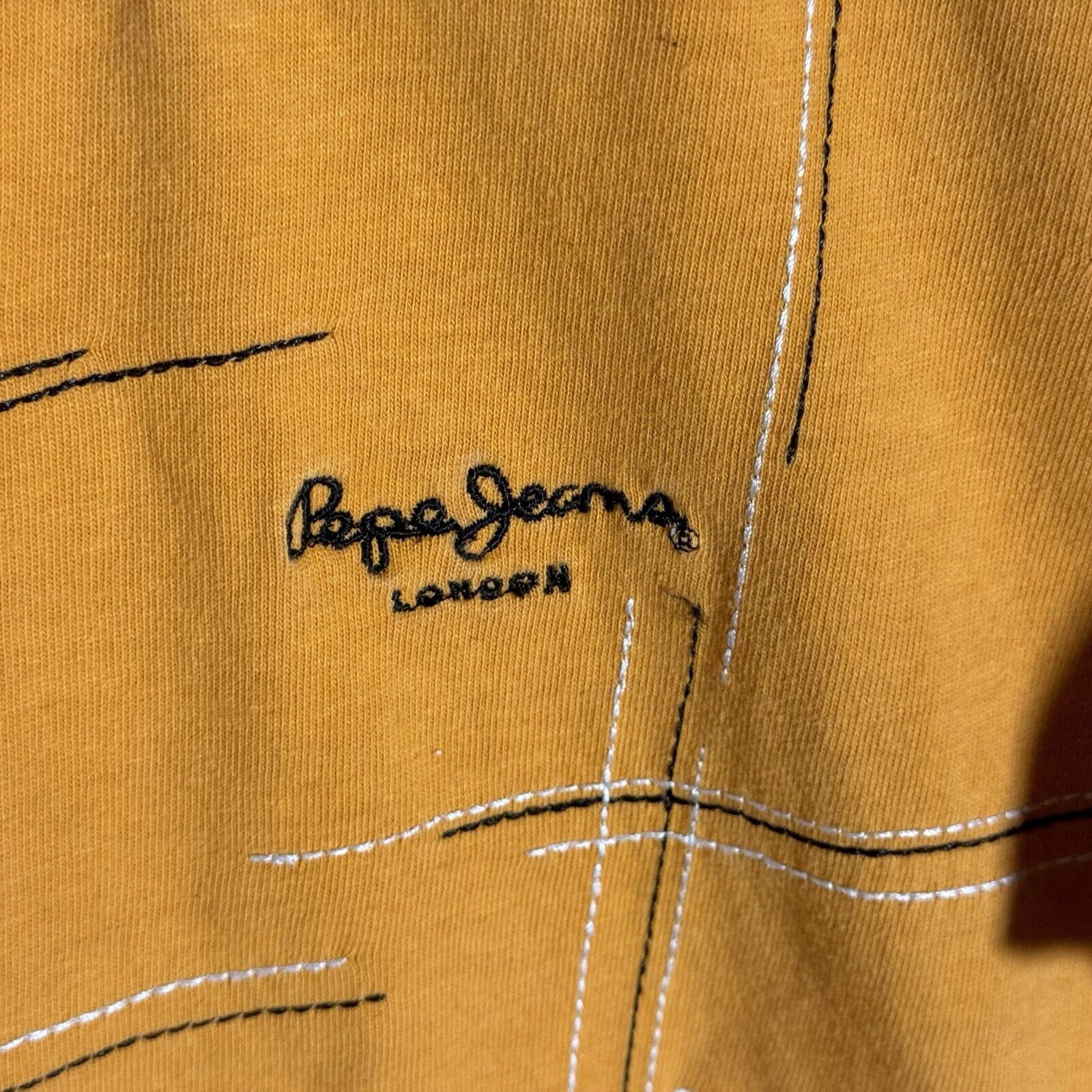 Pepe Jeans × Vintage VTG 2000’s Pepe Jeans London Polo Shirt Yellow Size 2XL Y2K Size US XXL / EU 58 / 5 - 6 Thumbnail