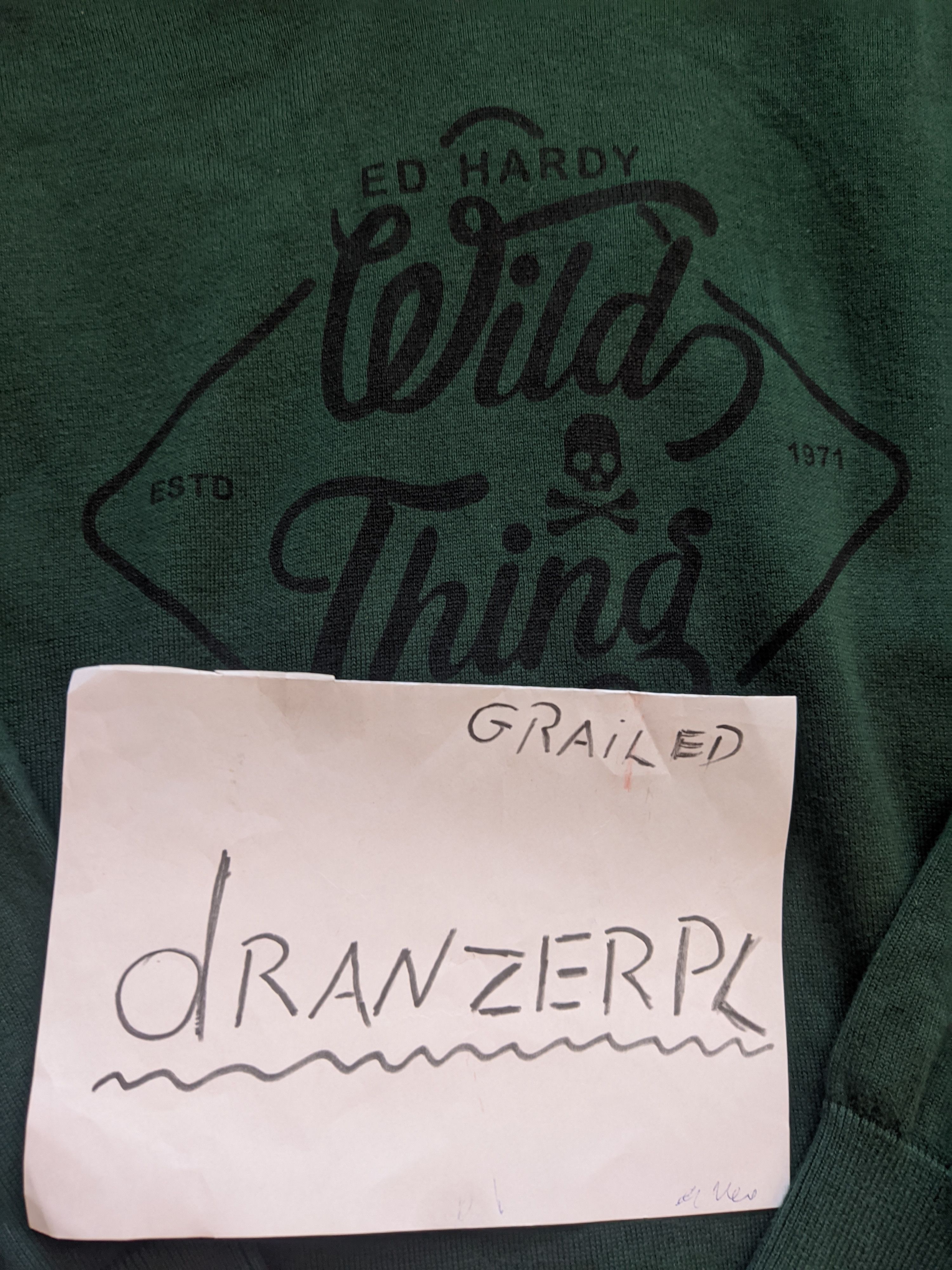 Ed Hardy Ed Hardy 'Wild Thing' sweatshirt Size US L / EU 52-54 / 3 - 6 Thumbnail