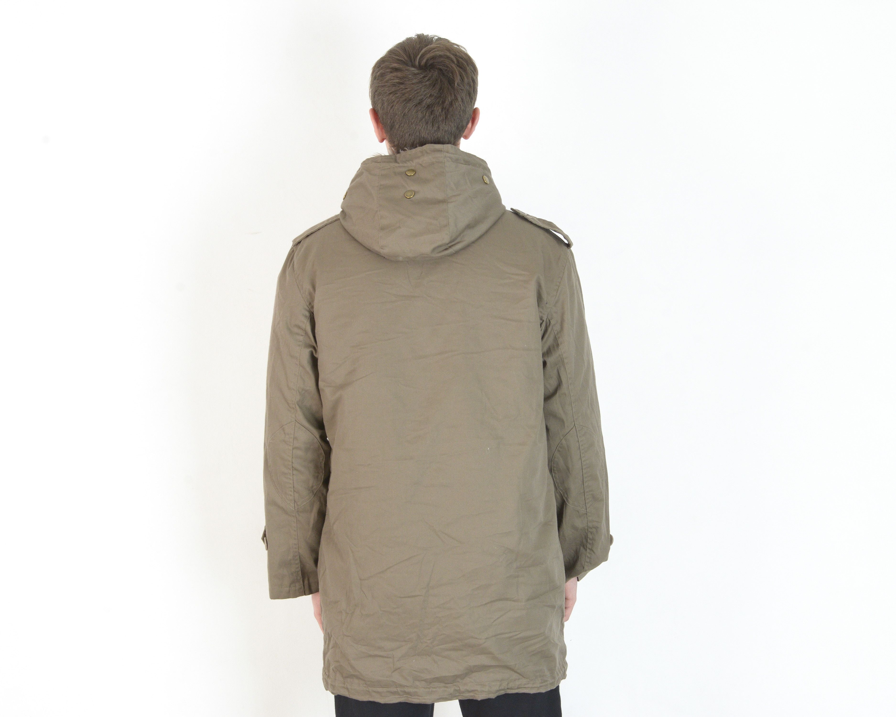 Vintage Euro Germany Army S Parka Coat Jacket w sherpa lining Size US S / EU 44-46 / 1 - 4 Thumbnail