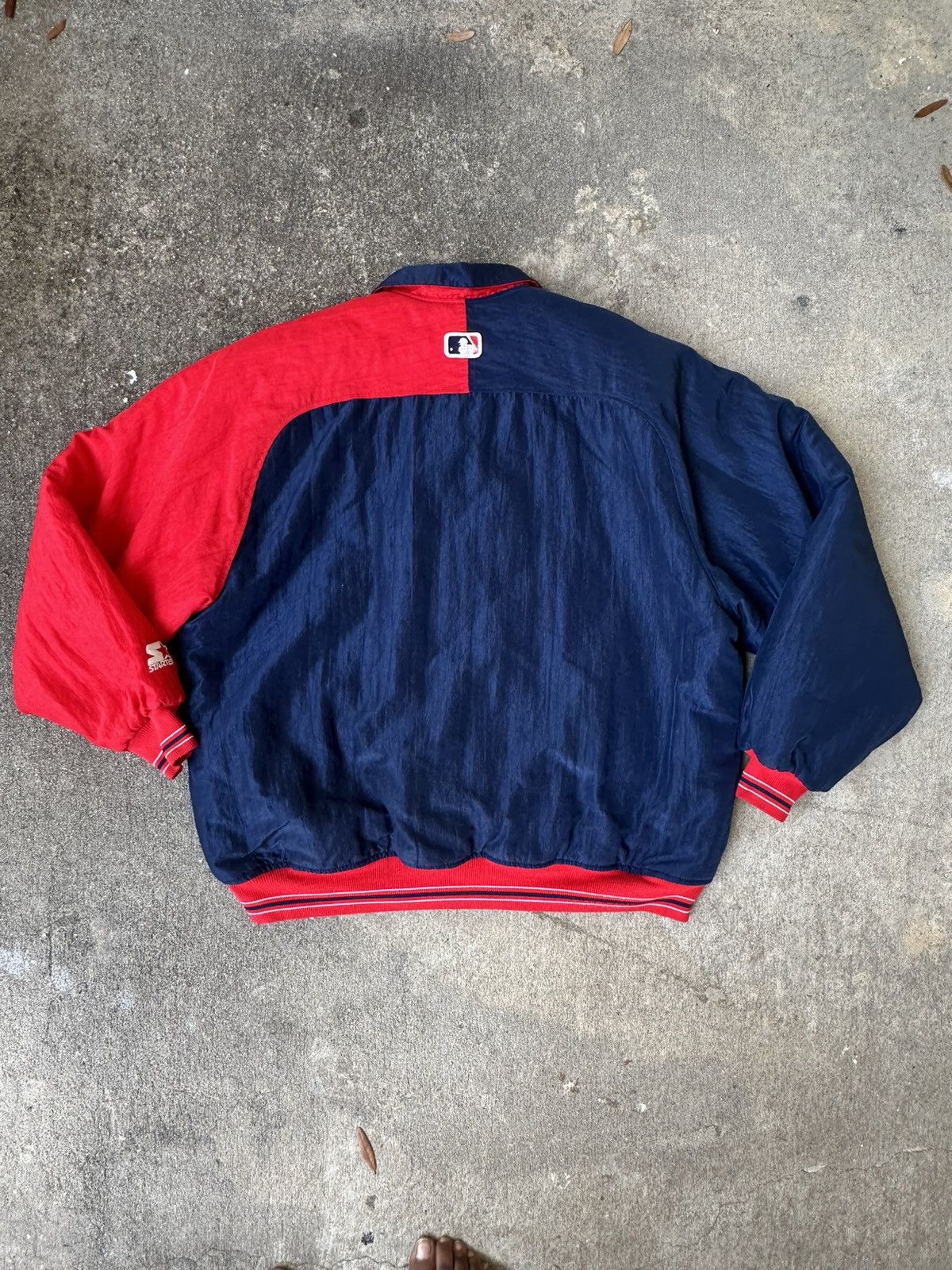 Starter VINTAGE Cleveland Indians Men’s Jacket XL Blue Starter 90s Size US XL / EU 56 / 4 - 7 Thumbnail