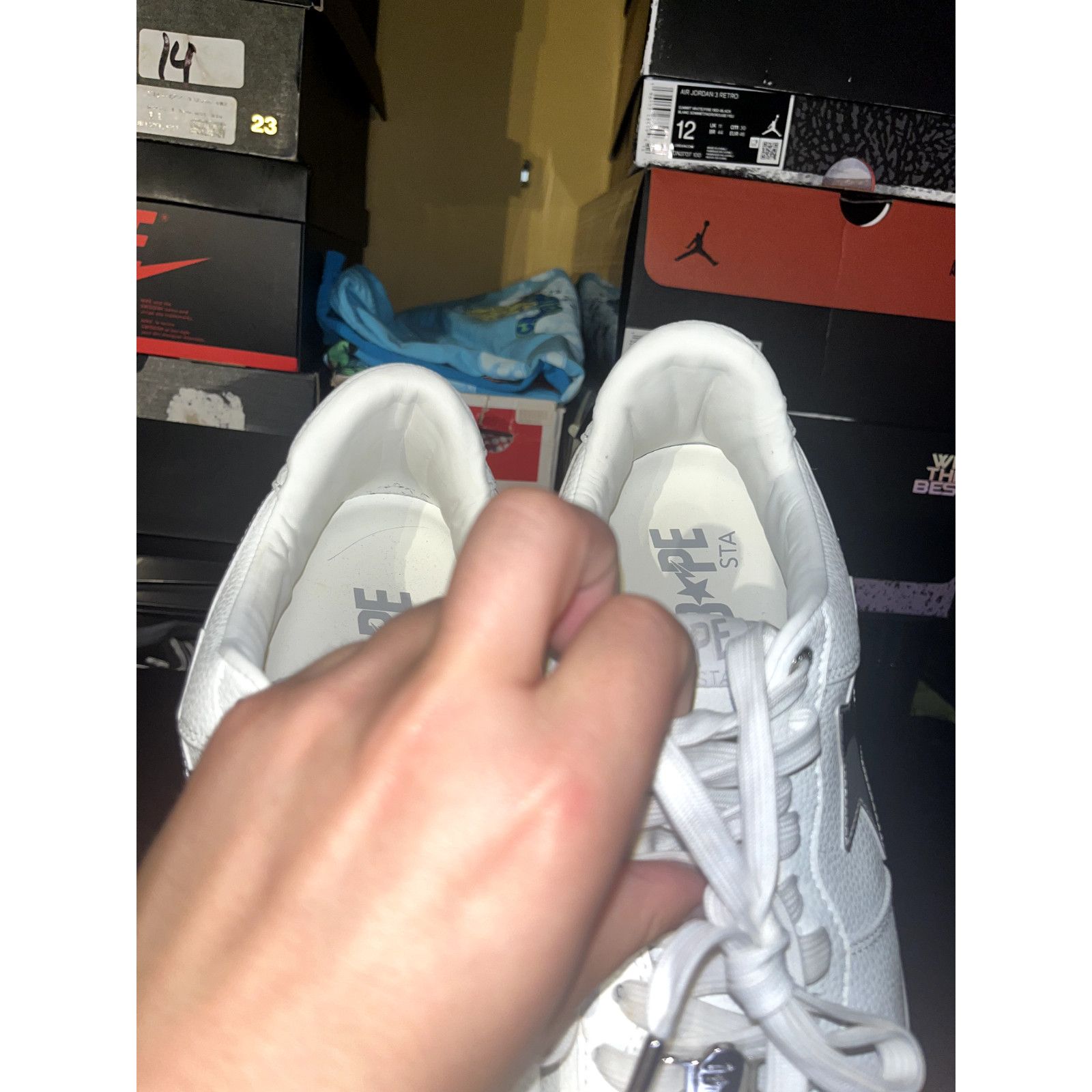 Bape Bapesta M2 "White" x Goat Size 11 Size US 11 / EU 44 - 8 Thumbnail