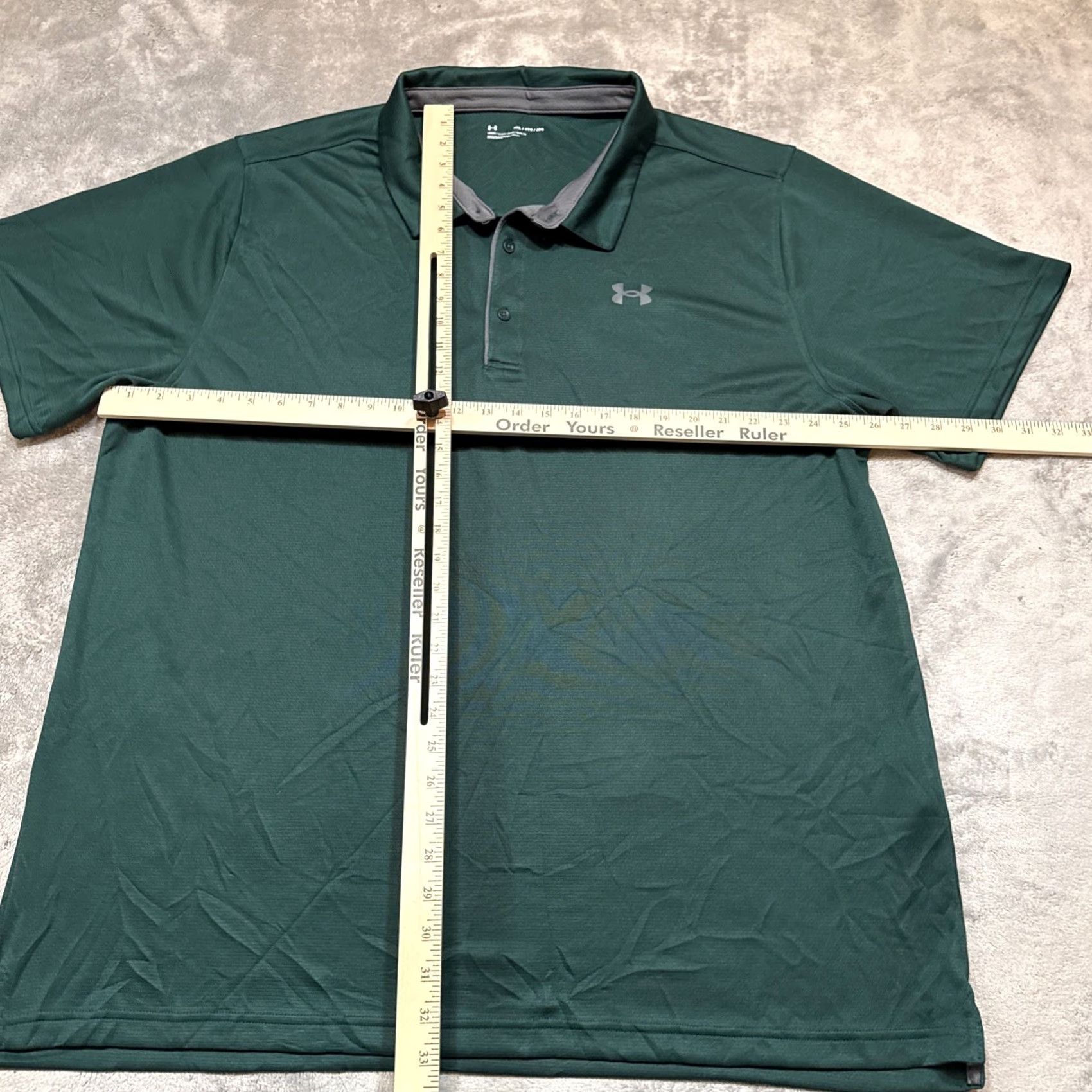 Under Armour Under Armour Polo Shirt Mens 4XL Green Short Sleeve Golf Casual Activewear Size US XXL / EU 58 / 5 - 4 Thumbnail