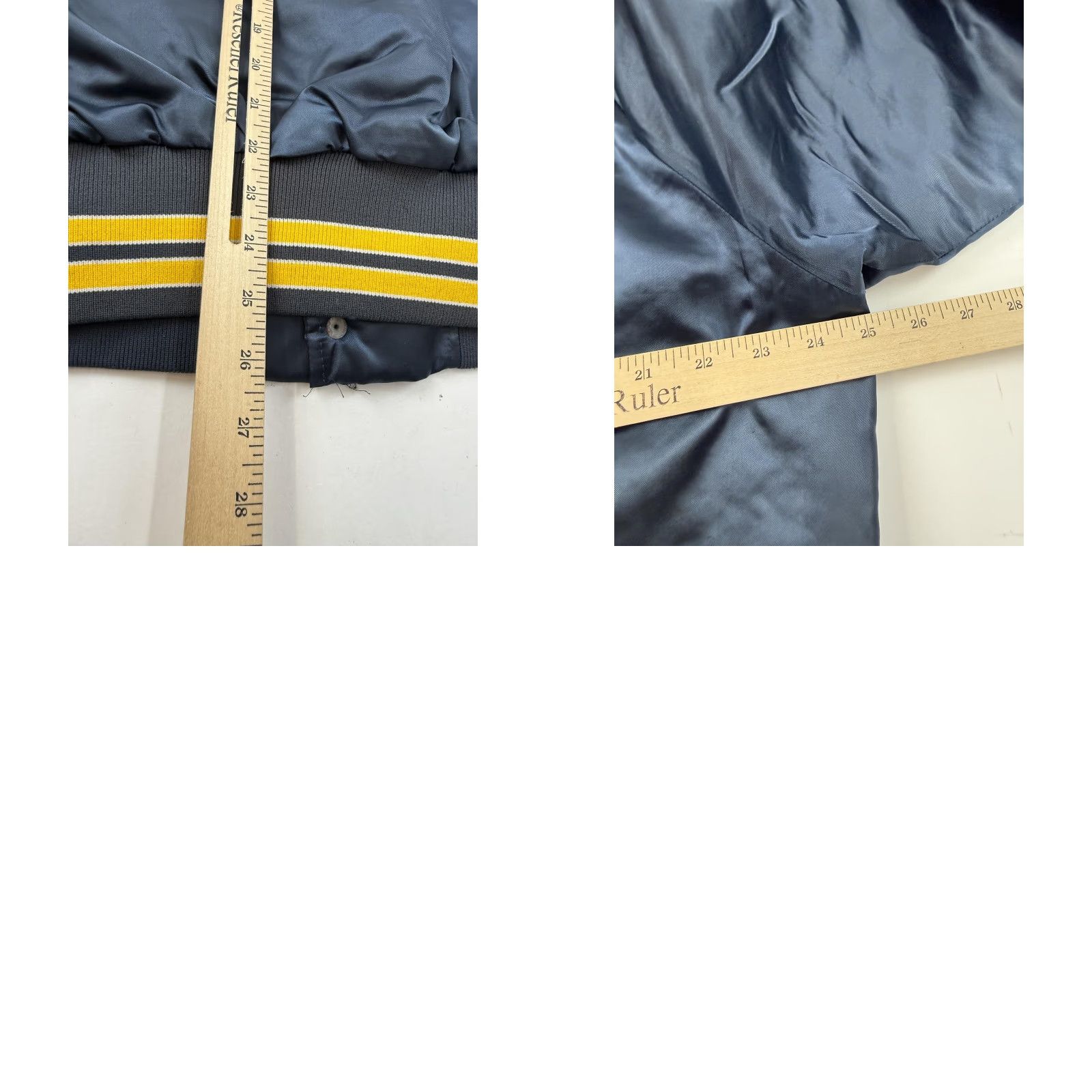 Dunbrooke VINTAGE Dunbrooke Pla-Jac Jacket Mens Large Blue Satin Varsity RLW Net Supplies Size US L / EU 52-54 / 3 - 10 Thumbnail