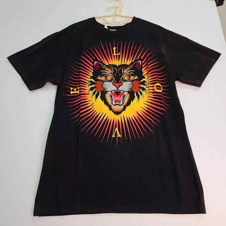 GUCCI 虎刺繍デザイン Gucci Gucci Tiger Head Embroidered TShirt for Men-2505 | Grailed