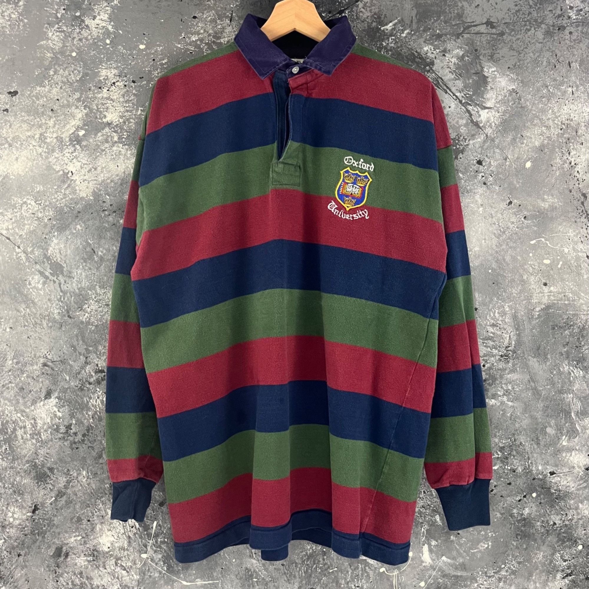 Vintage Vintage 90’s Oxford University rugby Size US XL / EU 56 / 4 - 1 Thumbnail