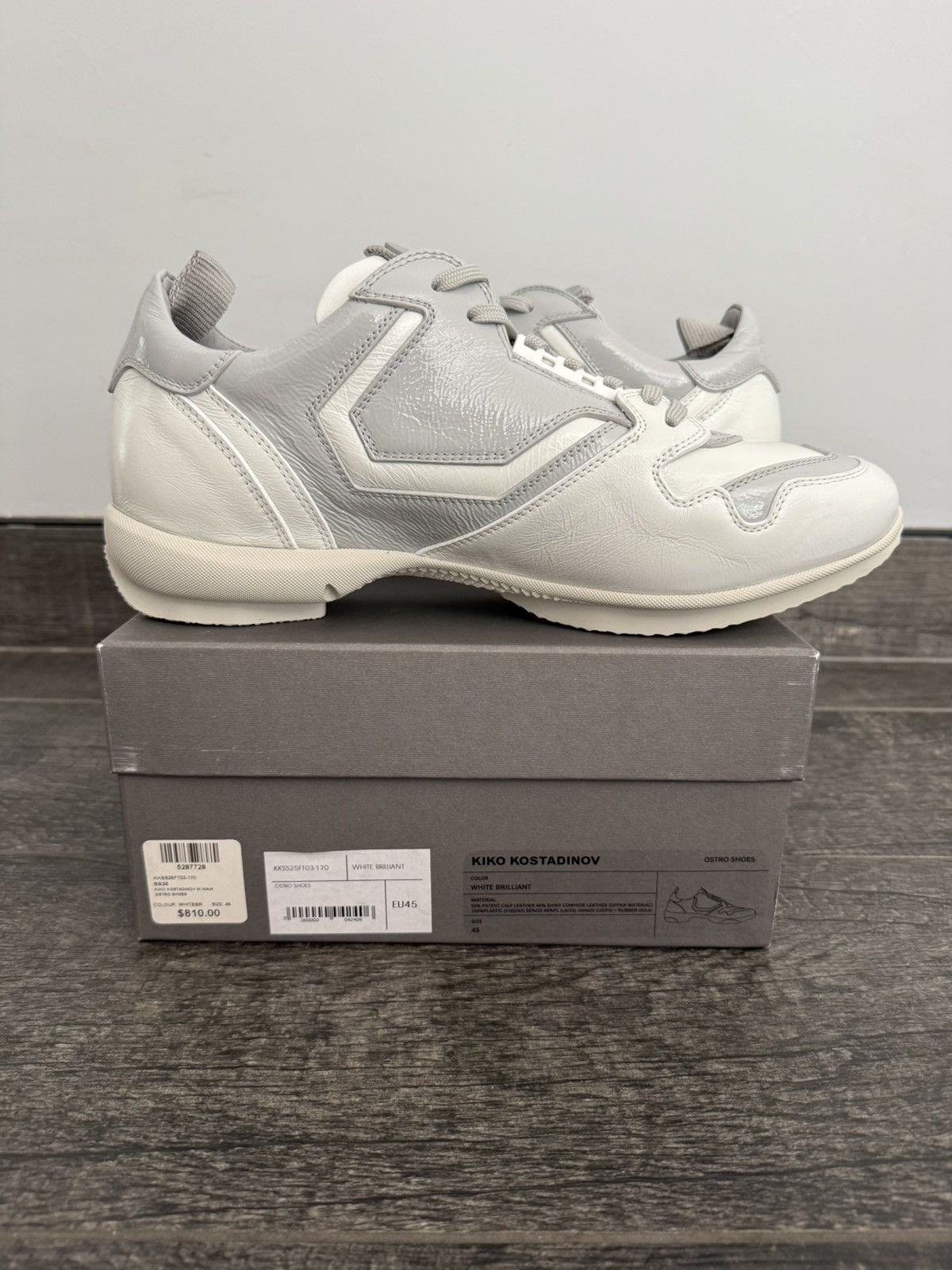 Kiko Kostadinov [NEW] Kiko Kostadinov SS25 Ostro Shoe White Brilliant Size US 12 / EU 45 - 7 Thumbnail