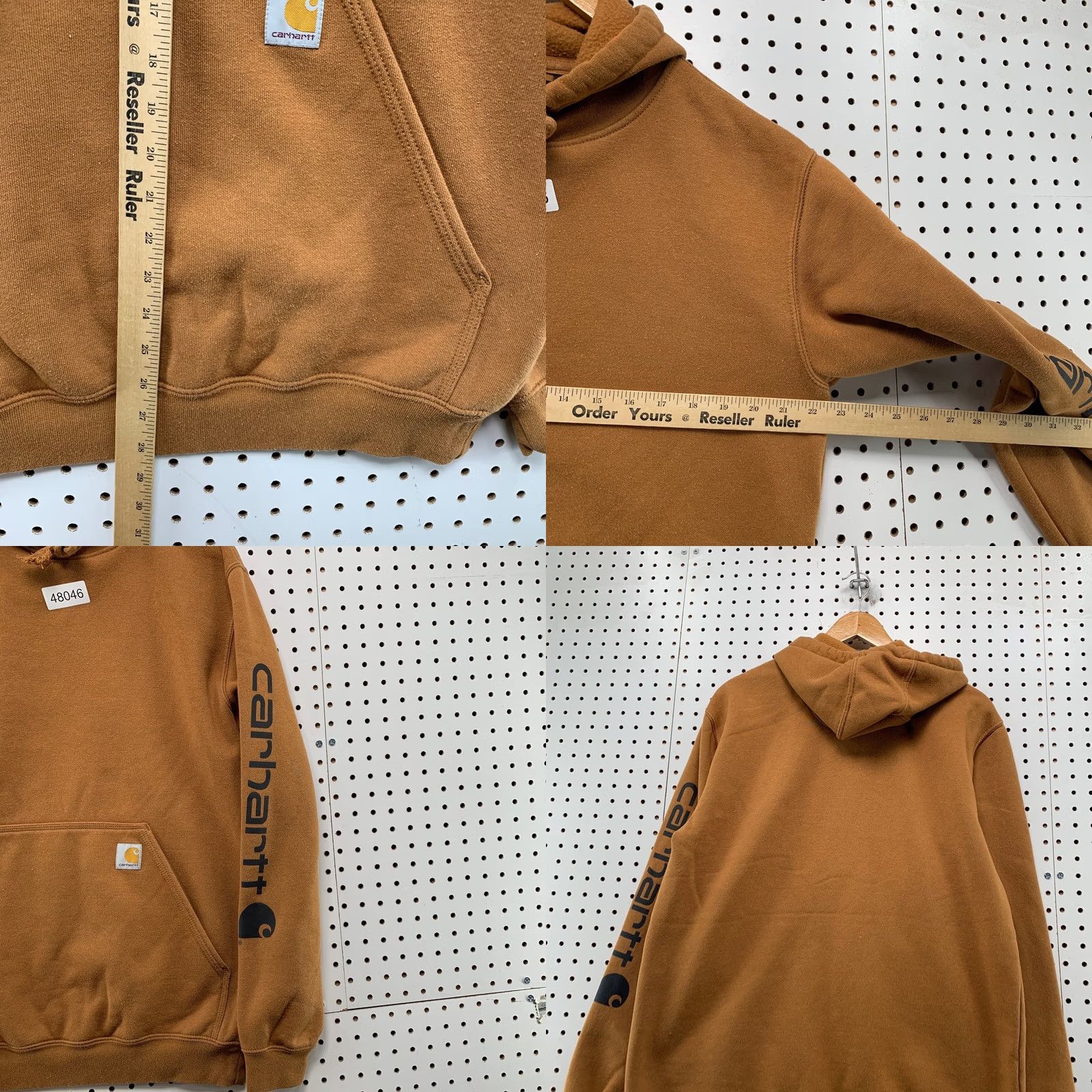 Carhartt Carhartt Hoodie Sweatshirt Mens M Brown Loose Fit Hooded Workwear Size US M / EU 48-50 / 2 - 8 Thumbnail