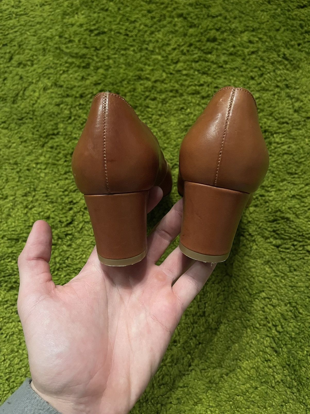 Designer × Sezane Sezane real leather heels shoes Size US 7 / IT 37 - 6 Thumbnail