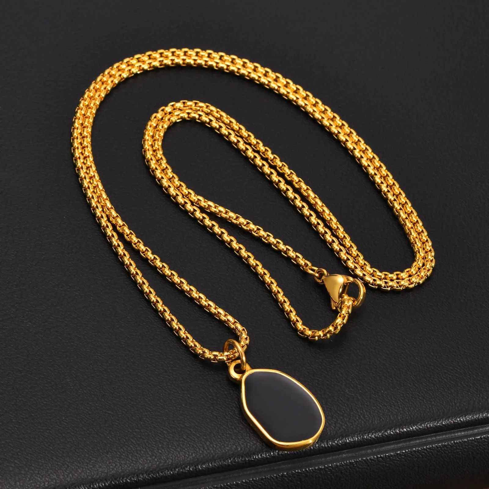 Vintage Irregular Geometric Pendant Necklace Size ONE SIZE - 2 Thumbnail