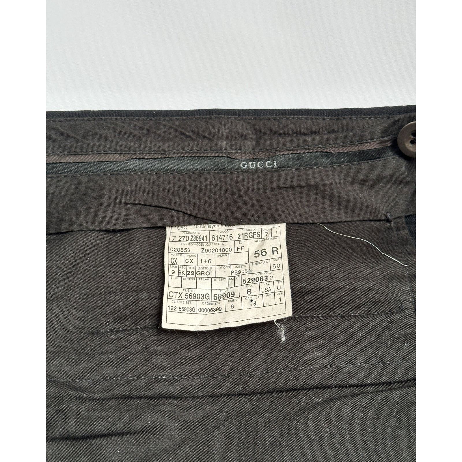 Gucci Gucci by Tom Ford Wool Trousers Size US 36 / EU 52 - 3 Thumbnail