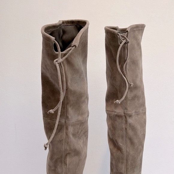 Stuart Weitzman Stuart Weitzman Over The Knee Suede Boots Size US 10.5 / IT 40.5 - 5 Thumbnail
