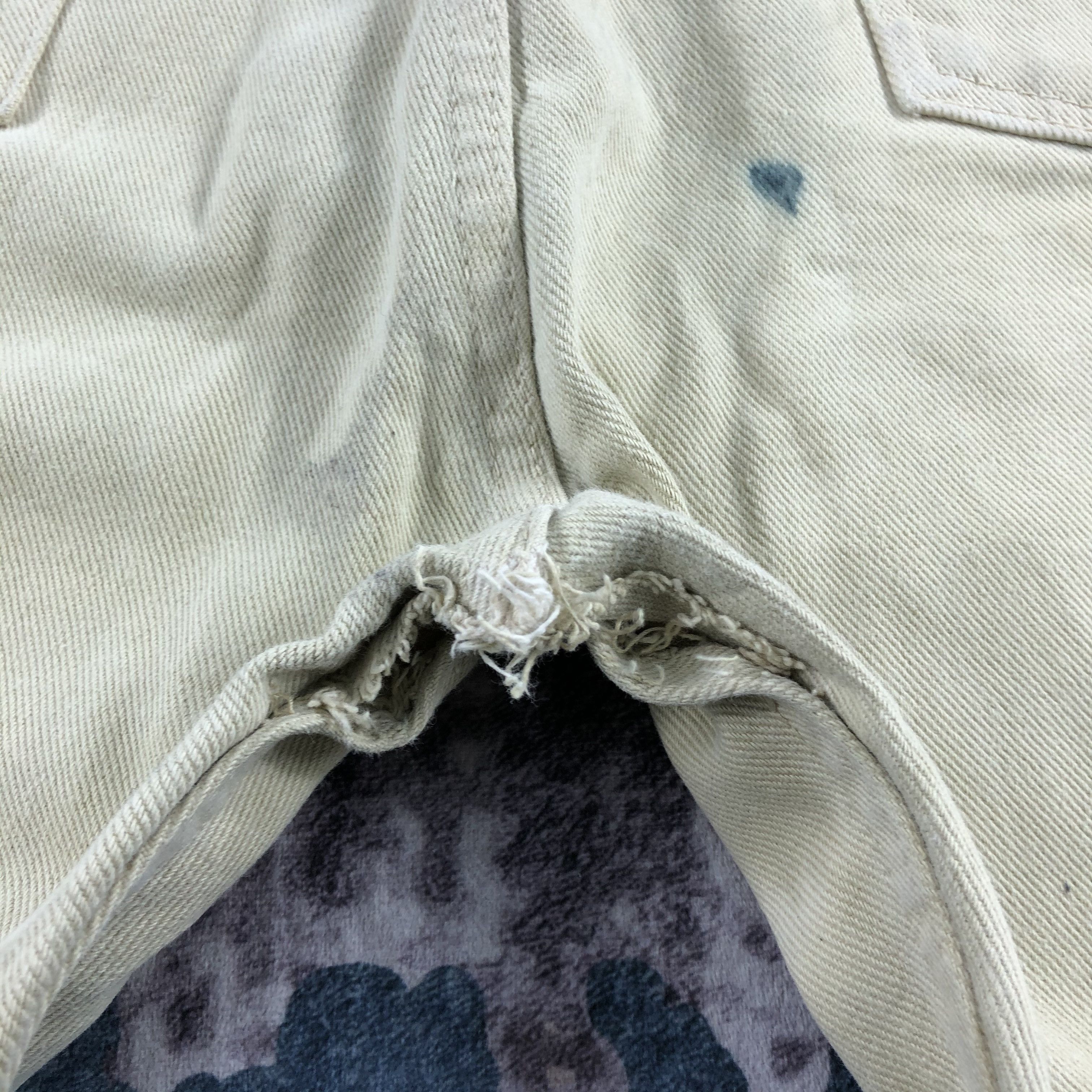 Levi's 90s Vintage Cream Levis 501 Jeans-JM2504 Size US 40 / EU 56 - 8 Thumbnail