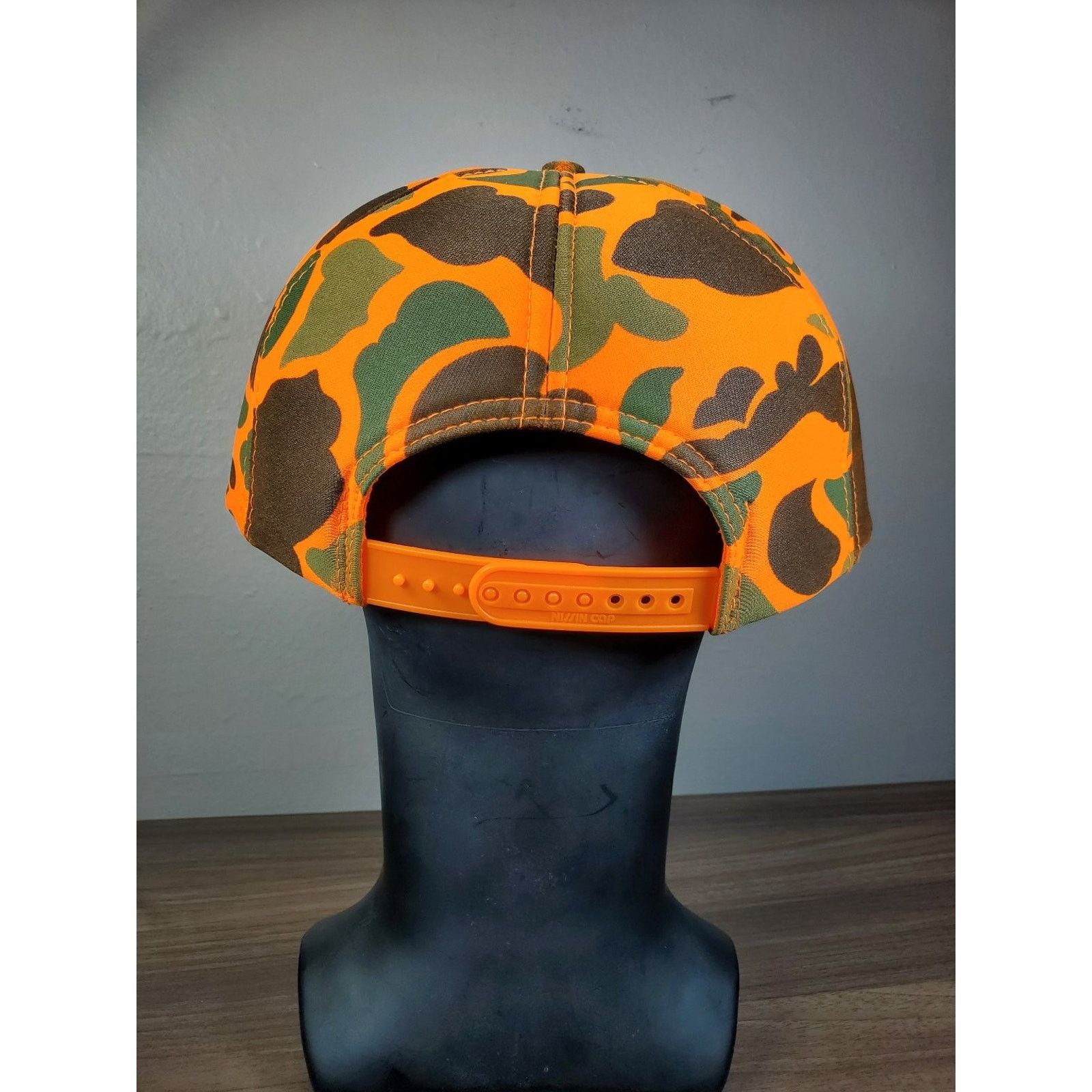 Nissan × Vintage Fieg Bros Coal Snapback Hat Blaze Orange Camouflage Cap Size ONE SIZE - 6 Thumbnail