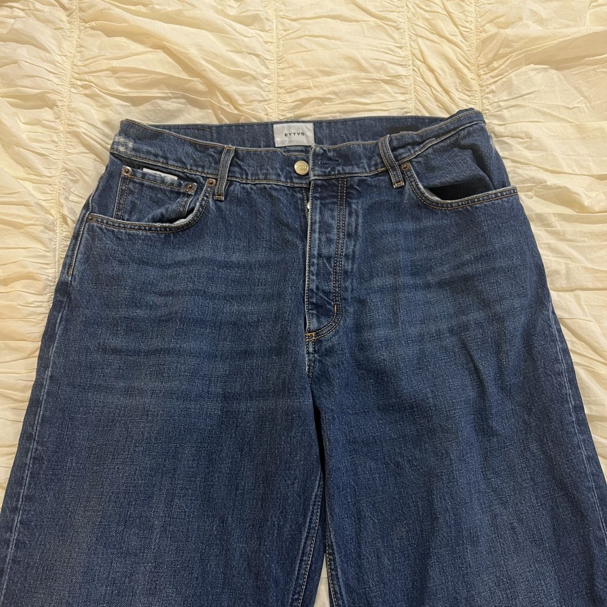 Eytys Eytys Benz Jeans Blue Size 32 Scandinavian Designer Denim Size US 32 / EU 48 - 2 Thumbnail