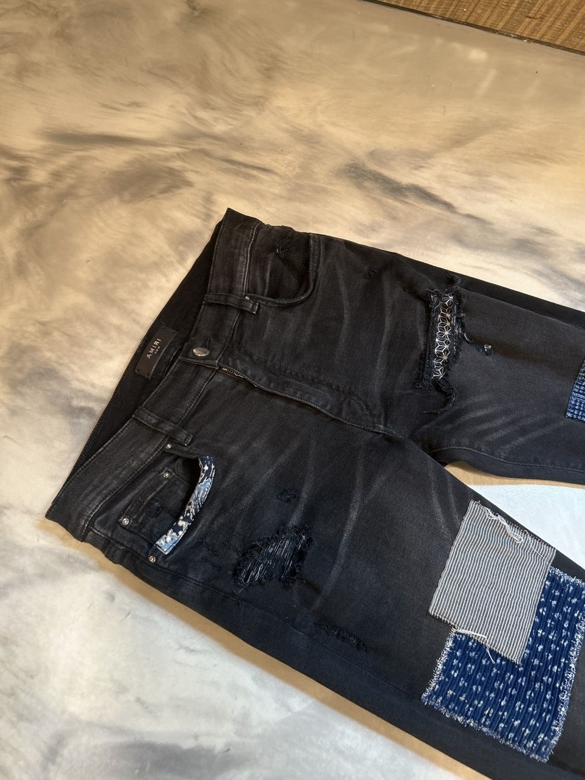 Amiri Amiri Mx1 Bandana patch Black jeans Size US 32 / EU 48 - 5 Thumbnail