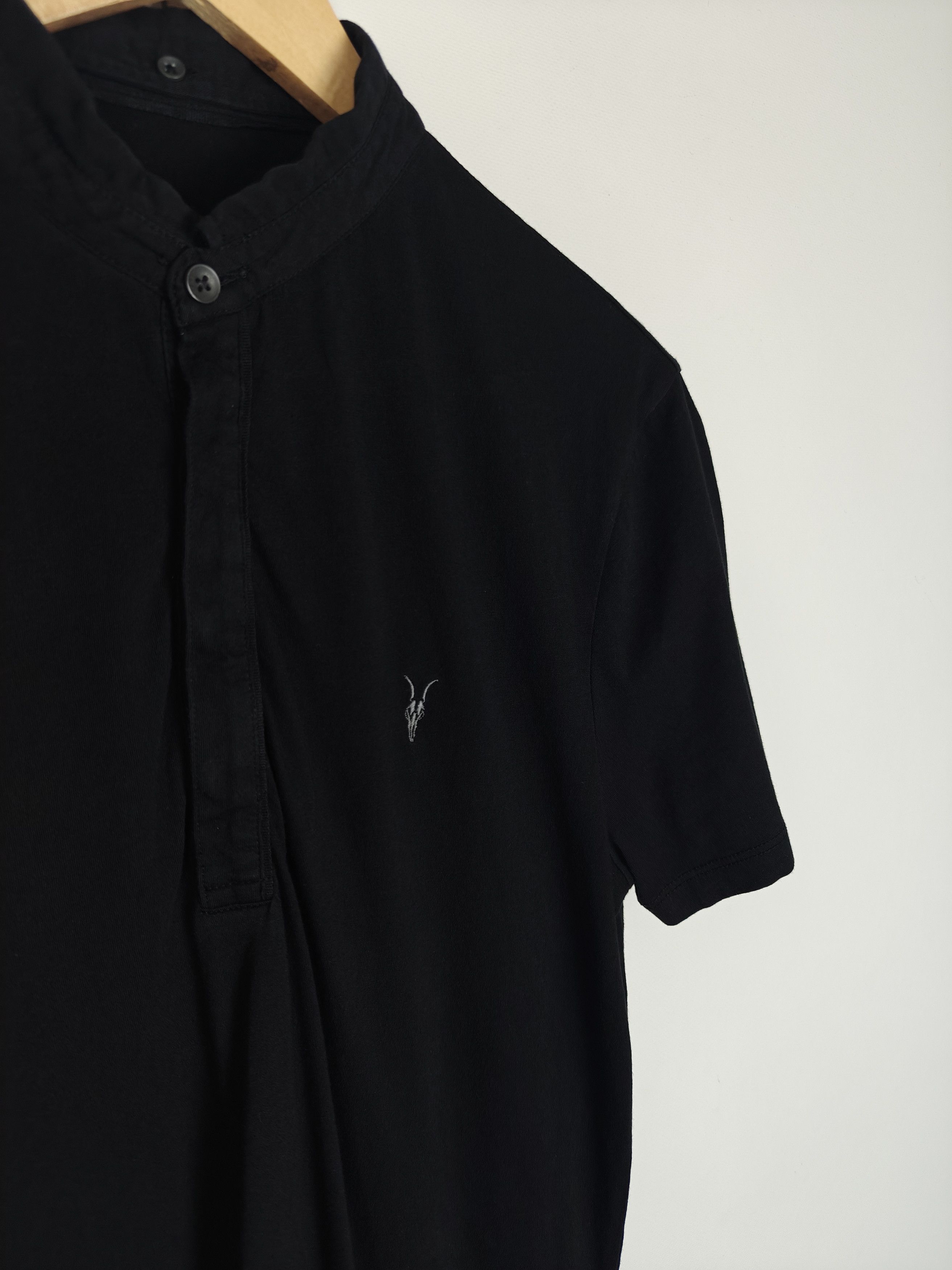 Allsaints Allsaints Polo T-Shirt Grail Polo Tee Black size M Size US M / EU 48-50 / 2 - 4 Thumbnail