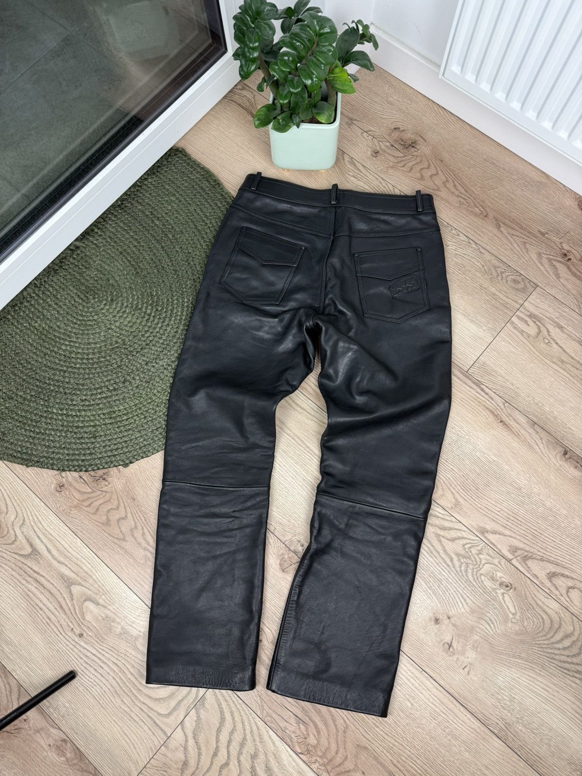 Leather × Vintage Vintage IXS Leather Pants Black Riding Y2K Archival Size US 36 / EU 52 - 6 Thumbnail