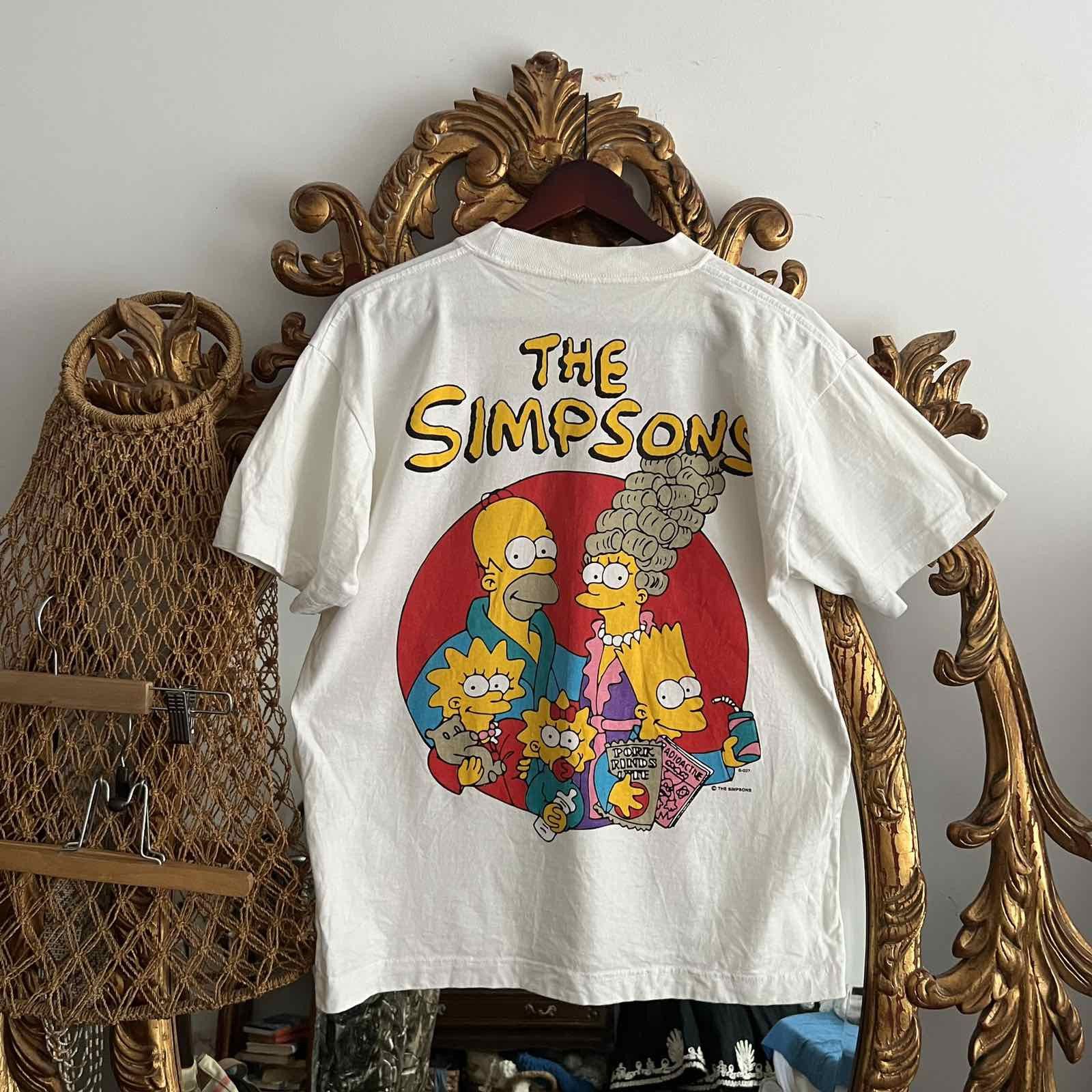 The Simpsons Vintage 90s The Simpsons TV Show Graphic T Shirt Men's Sz L Size US L / EU 52-54 / 3 - 1 Thumbnail