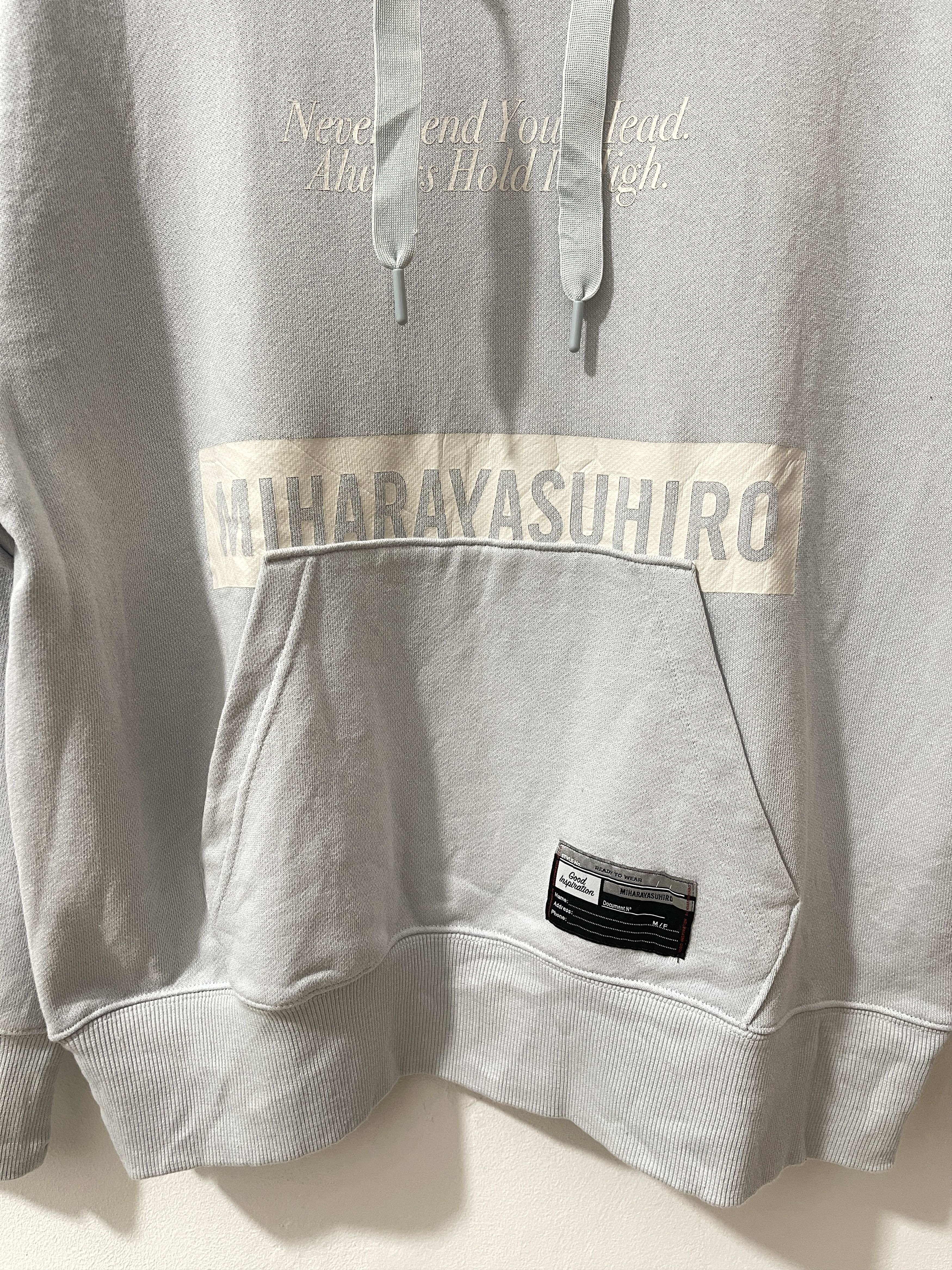 GU × Maison MIHARA YASUHIRO 2000s Miharayasuhiro x Uniqlo Japan Archive Pullover Hoodie Size US L / EU 52-54 / 3 - 5 Thumbnail