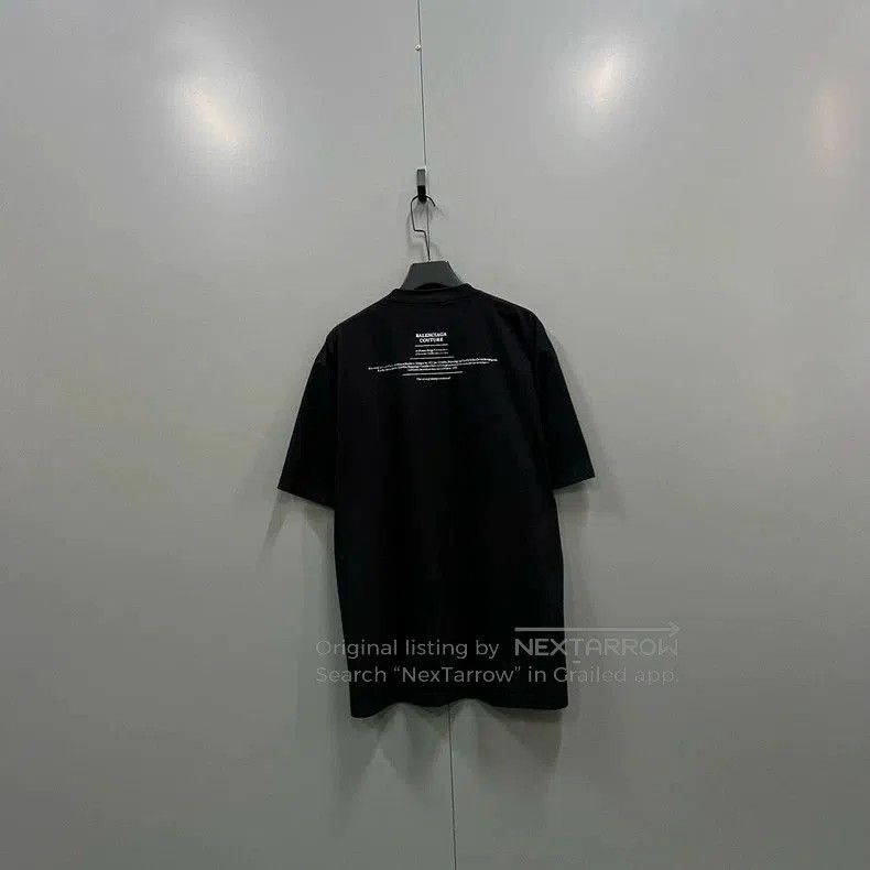 Balenciaga Balenciaga Black Collar Logo T-Shirt. Size US XS / EU 42 / 0 - 2 Thumbnail
