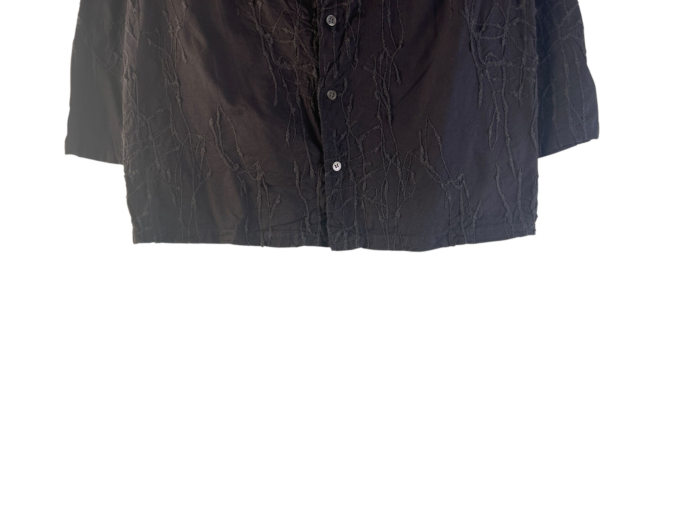 Issey Miyake Plantation Issey Miyake Textured Cropped Jacket High Neck Size US S / EU 44-46 / 1 - 10 Thumbnail