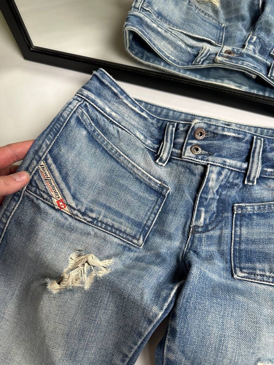 If Six Was Nine Y2K Opium LGB Style Diesel Distressed Japan Jeans🔥 Size 26" / US 2 / IT 38 - 7 Thumbnail