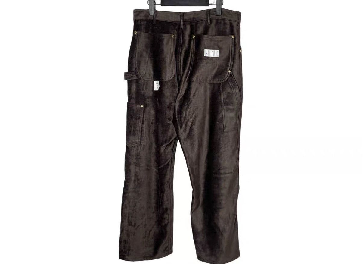 4SDESIGNS 4SDESIGNS FW23 Suede Double Knee Logger Cargo Pants J31 Size US 34 / EU 50 - 2 Thumbnail