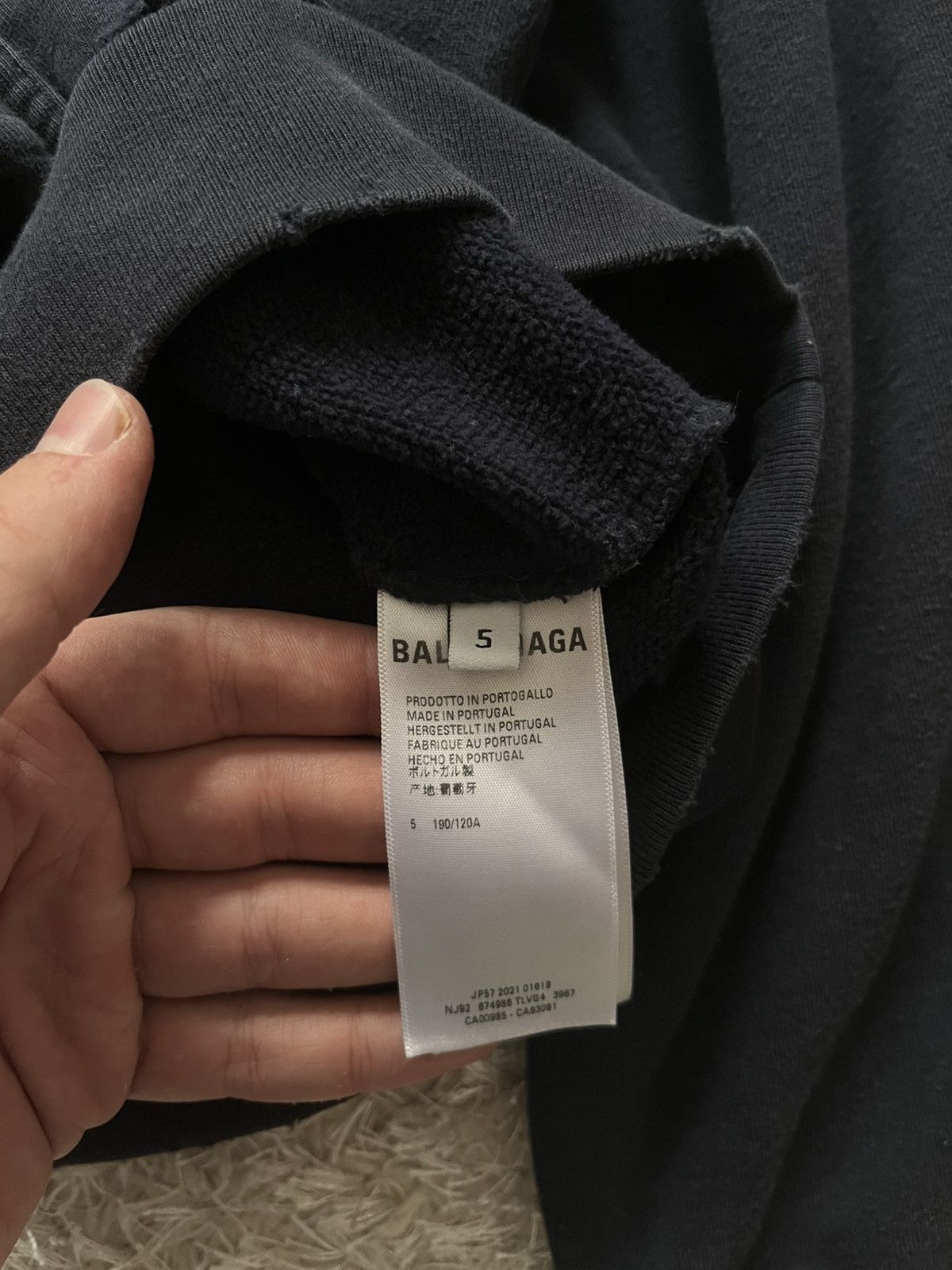 Balenciaga Balenciaga “No comment” hoodie Size US XL / EU 56 / 4 - 7 Thumbnail