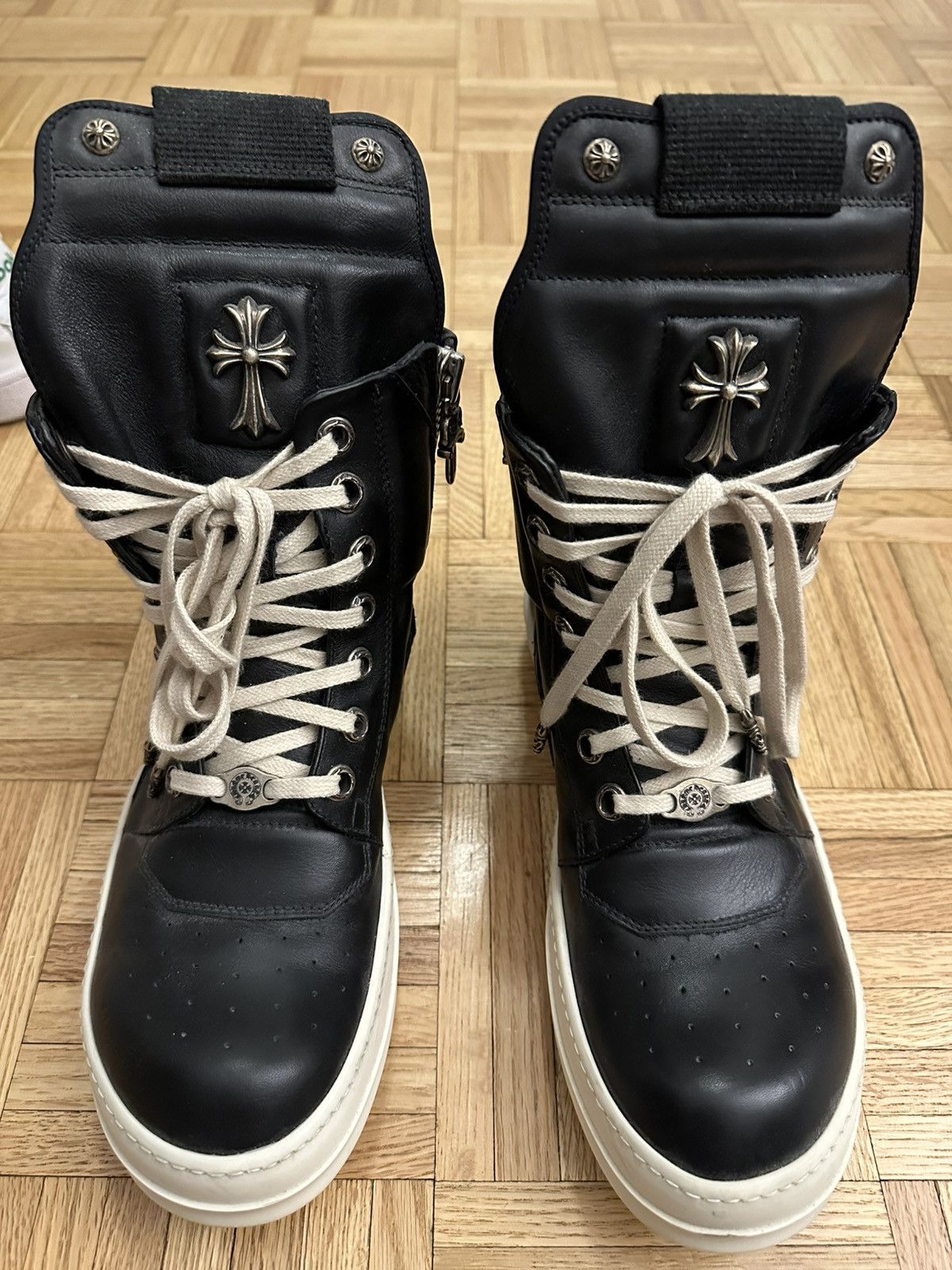 Chrome Hearts × Rick Owens Chrome Hearts x Rick Owens Geobaskets Size US 10 / EU 43 - 4 Thumbnail