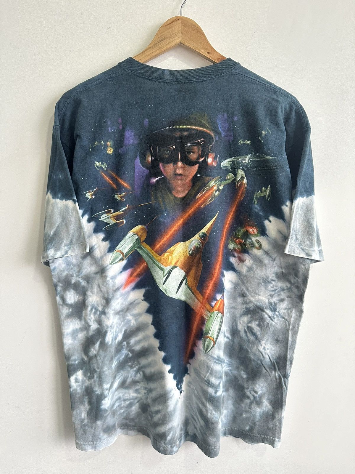 Liquid Blue × Star Wars × Vintage Vintage 90’s Liquid Blue Star Wars Rare All Over Print Tees Size US L / EU 52-54 / 3 - 4 Thumbnail