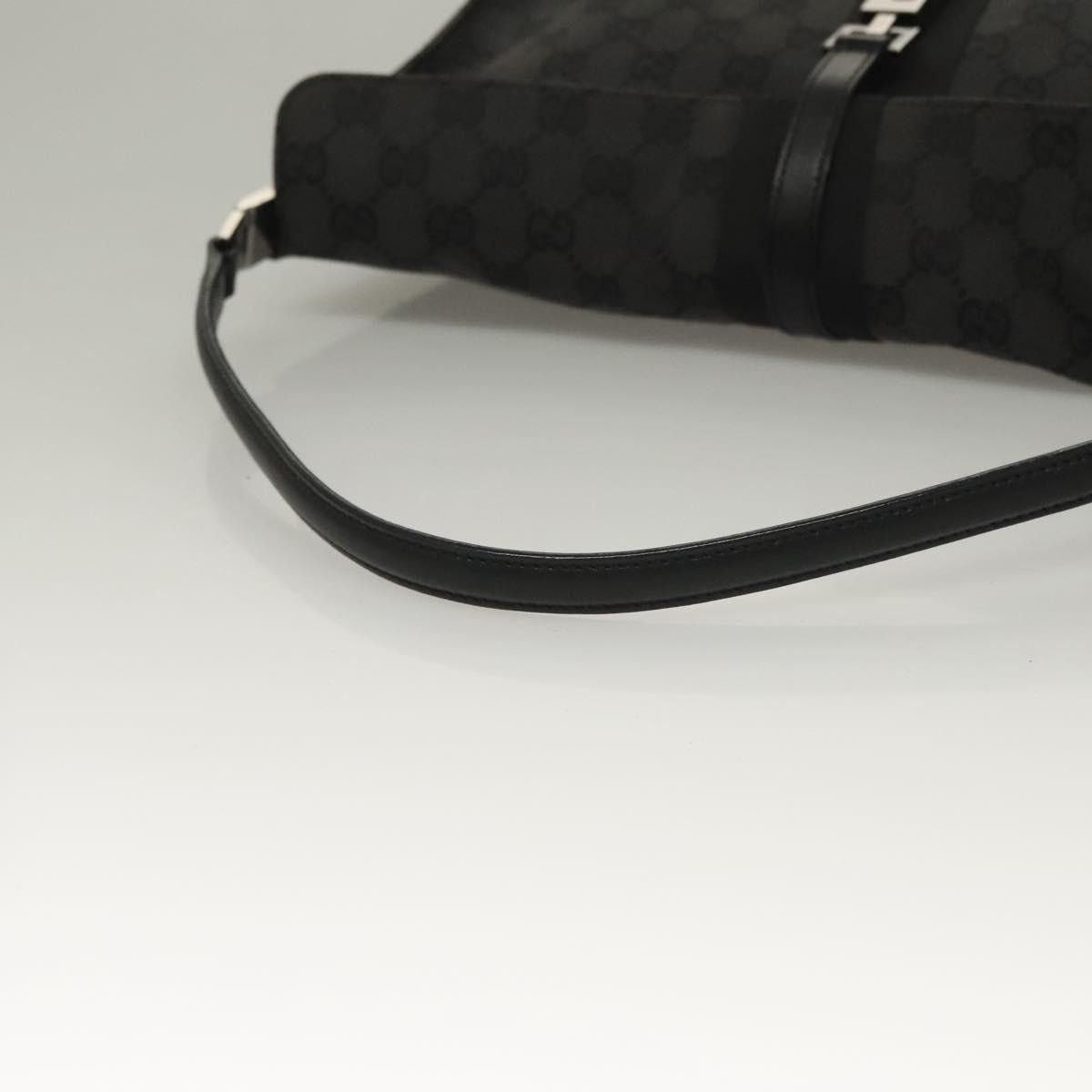 Gucci GUCCI GG Canvas Jackie Shoulder Bag Black Silver 001 3355 Size ONE SIZE - 7 Thumbnail