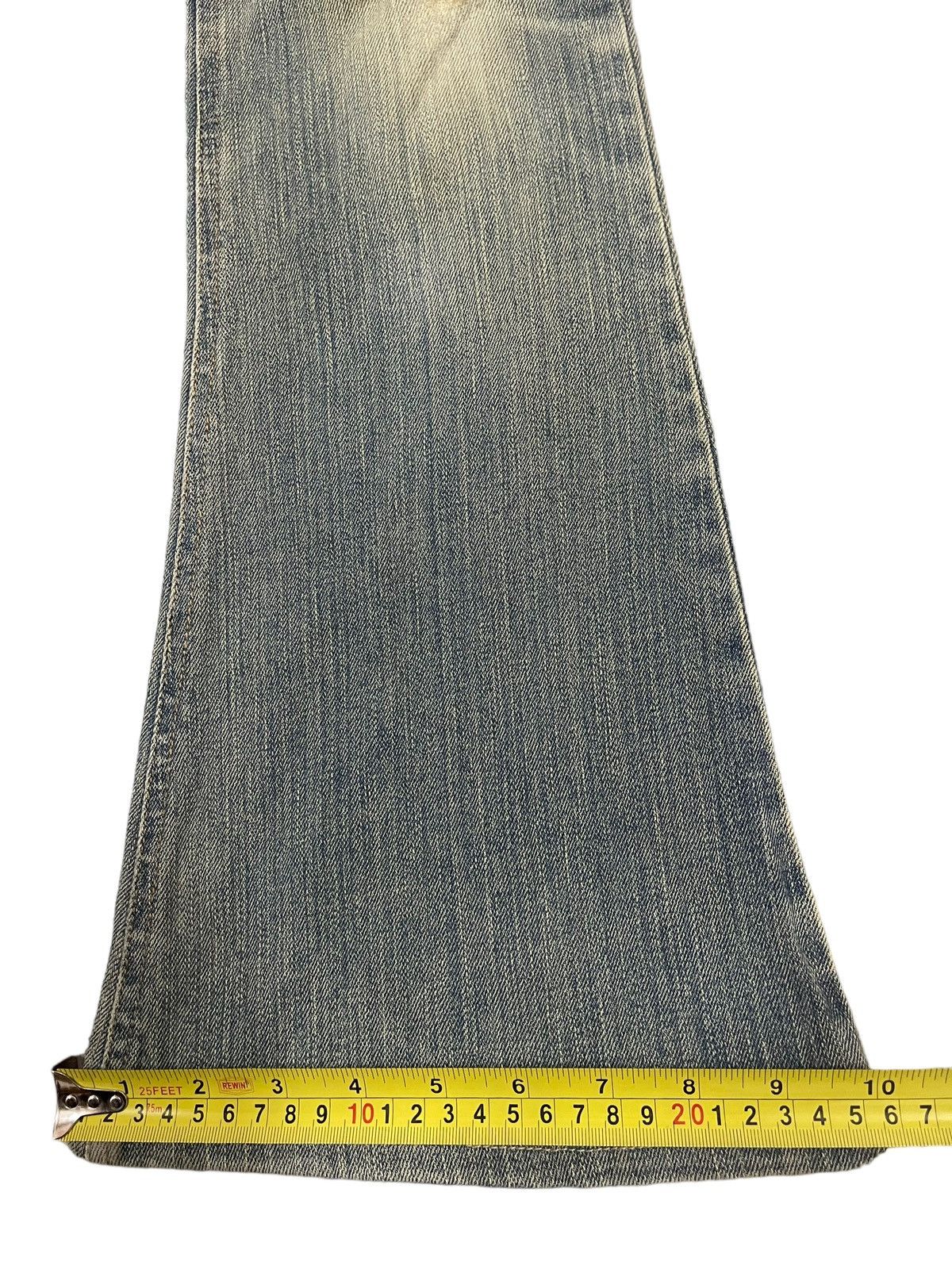 If Six Was Nine Vintage Japanese Brand Blue Wash Style Flare Jeans Size 26" / US 2 / IT 38 - 14 Thumbnail
