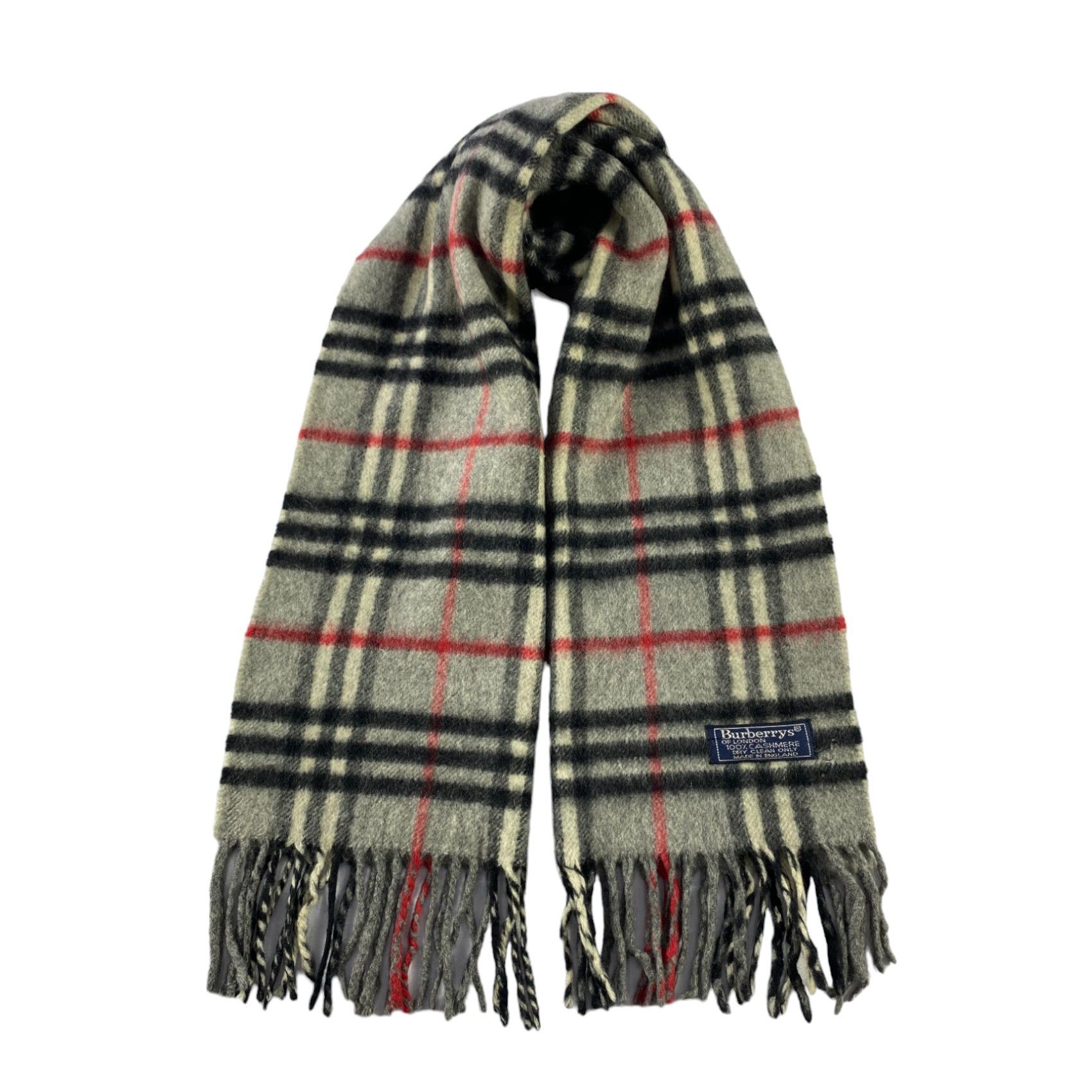 Burberry × Vintage Burberry Scarf / Muffler / Neckwear - WW1464 Size ONE SIZE - 1 Thumbnail