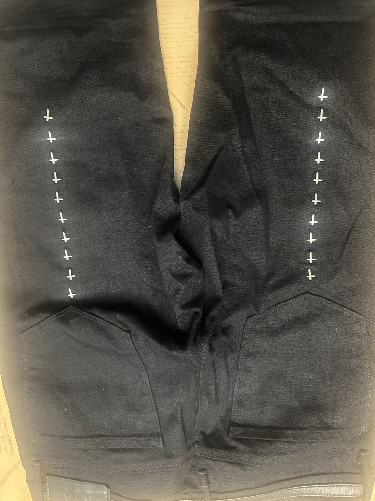 Rta RTA's Bryant Black jeans size 34/34 made with Japanesedenim Size US 34 / EU 50 - 8 Thumbnail