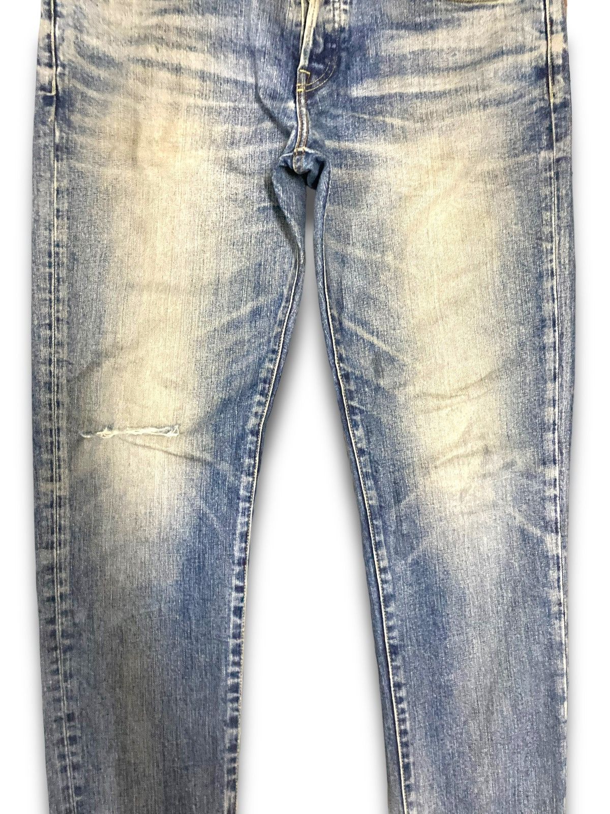 Vintage Vintage 90s Red Card Kaihara Jeans Size US 31 - 3 Thumbnail