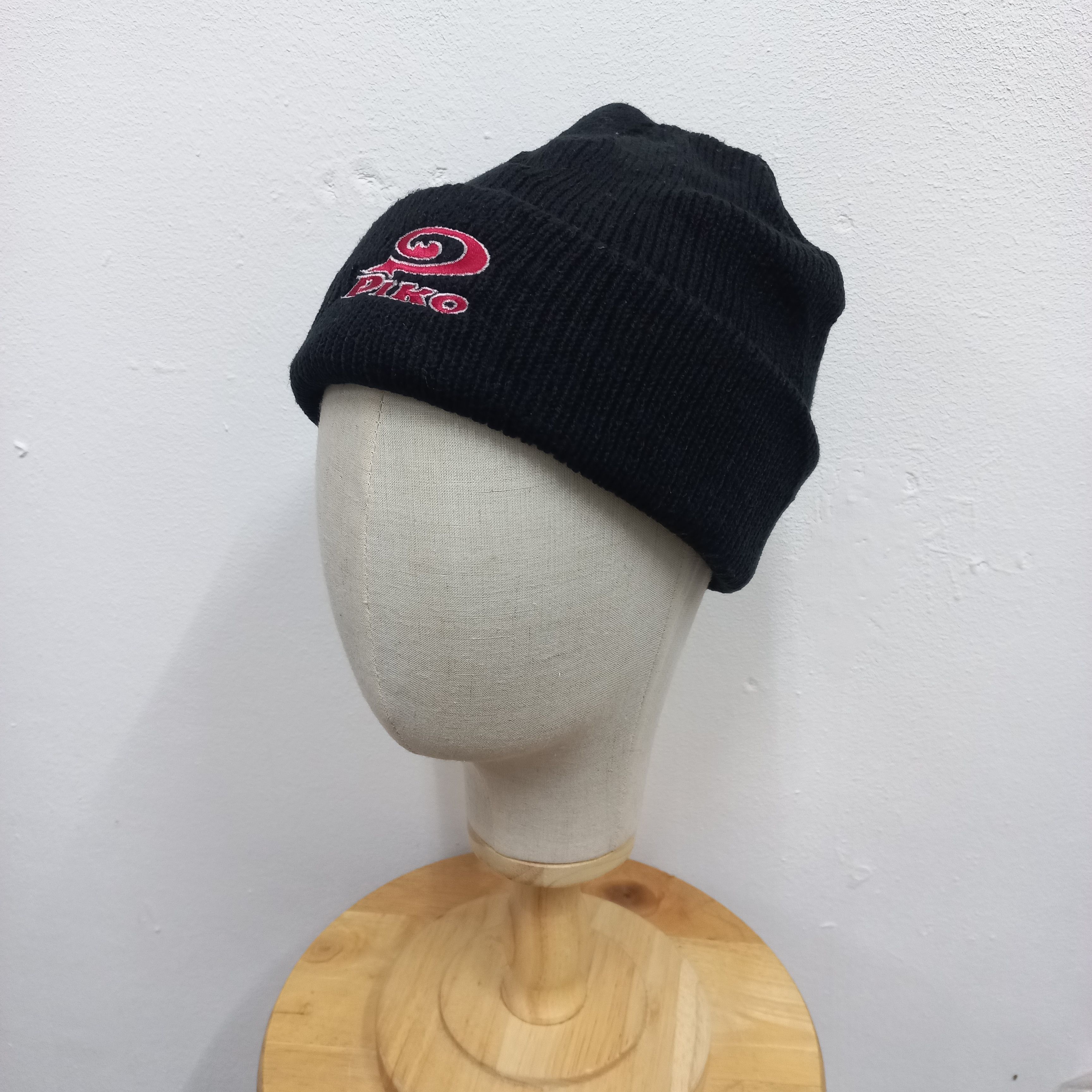 Japanese Brand ☠️ Vintage piko iconic logo beanie hat Size ONE SIZE - 2 Thumbnail