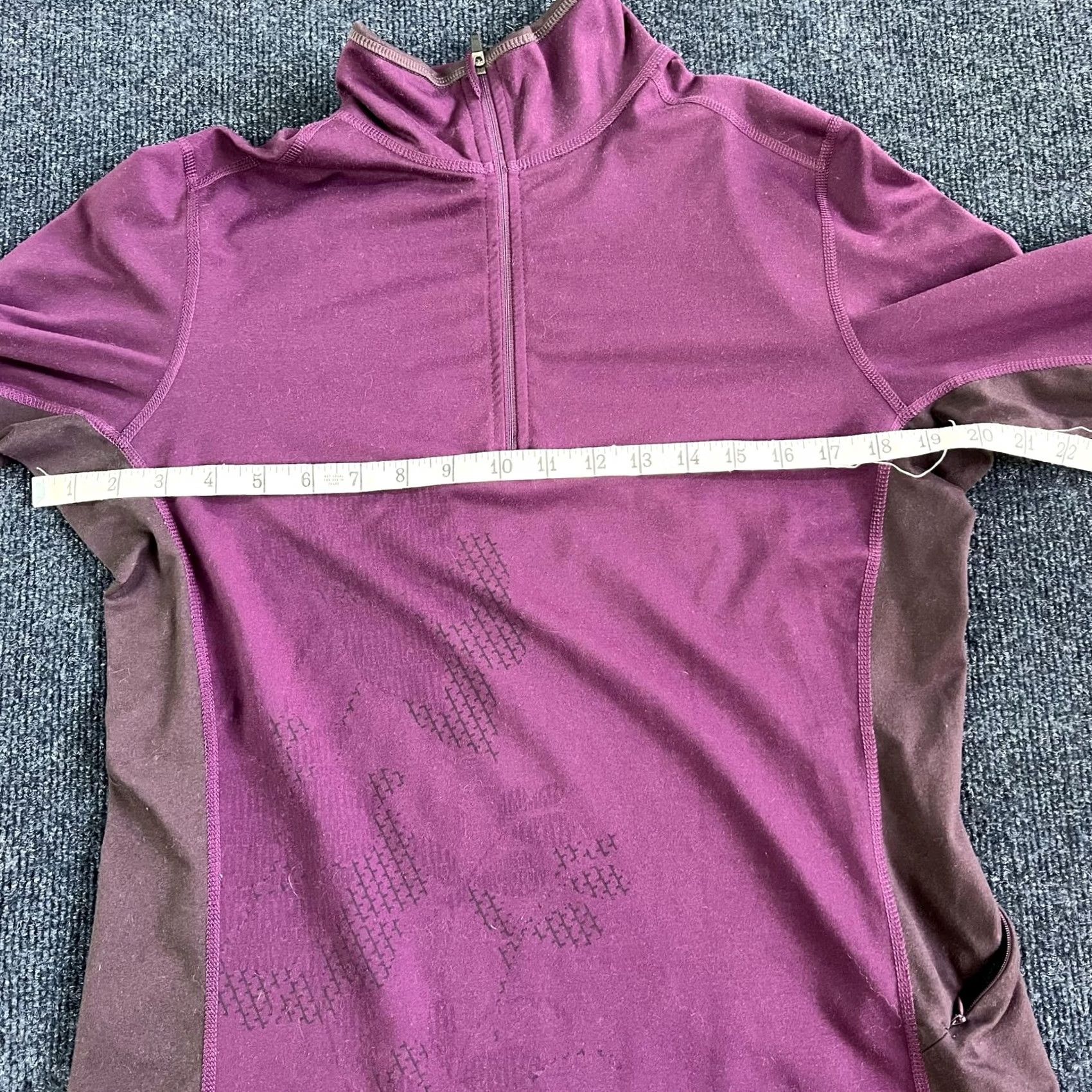 The North Face The North Face Shirt Womens M Purple Quarter Zip Base Layer Pullover Size M / US 6-8 / IT 42-44 - 6 Thumbnail